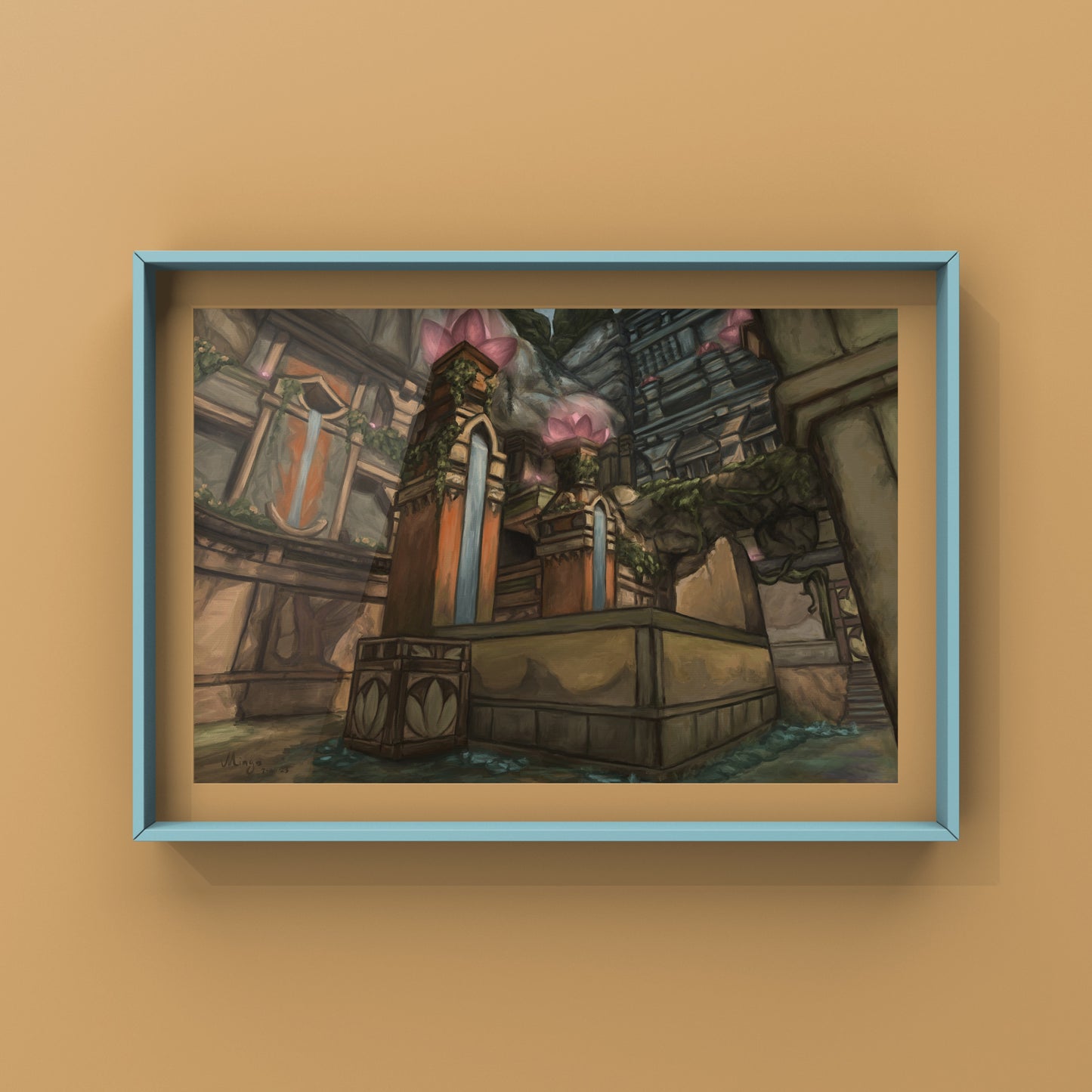 Lotus, 2023 Art Print Mingo Art