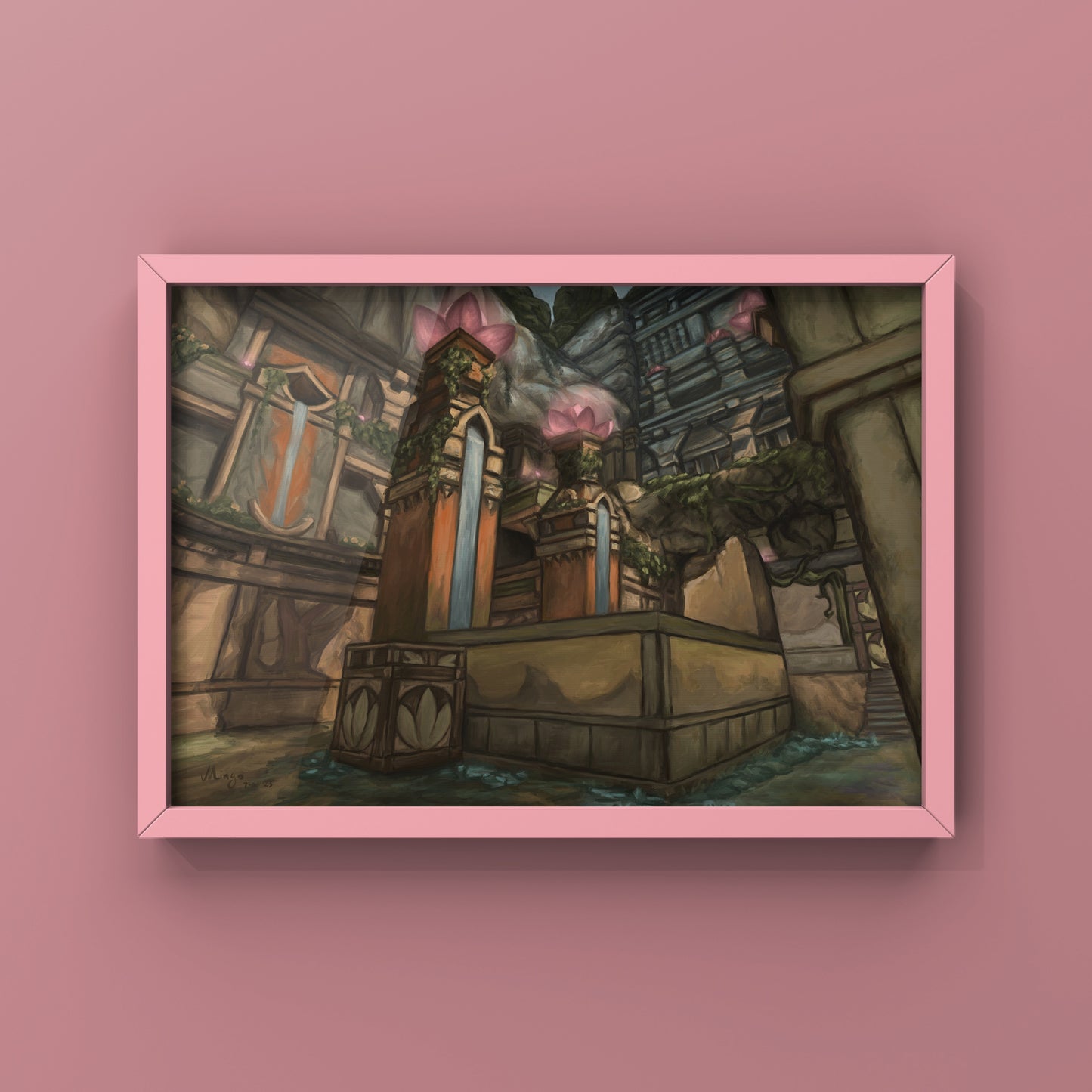 Lotus, 2023 Art Print Mingo Art