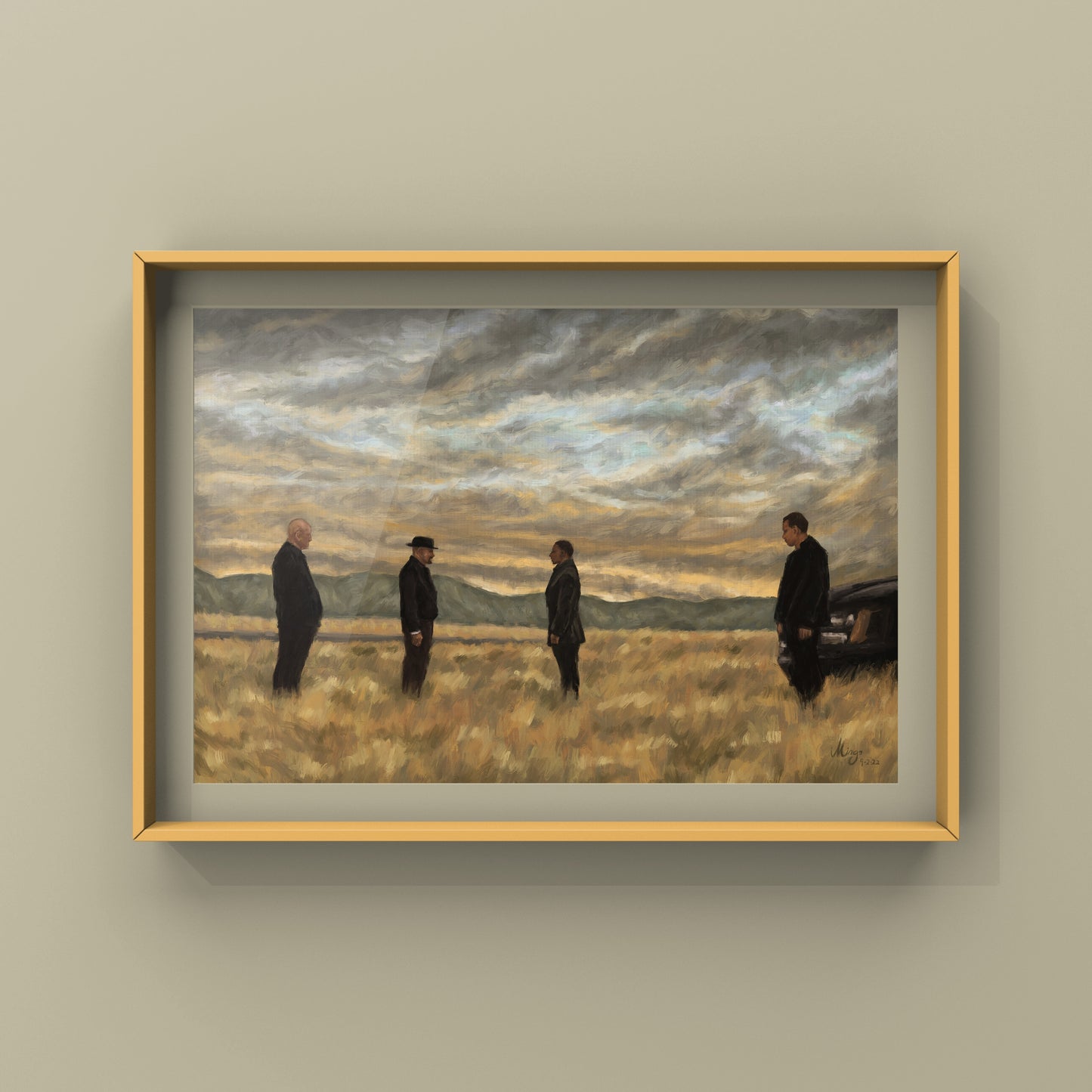 Confrontation, 2022 Art Print Mingo Art