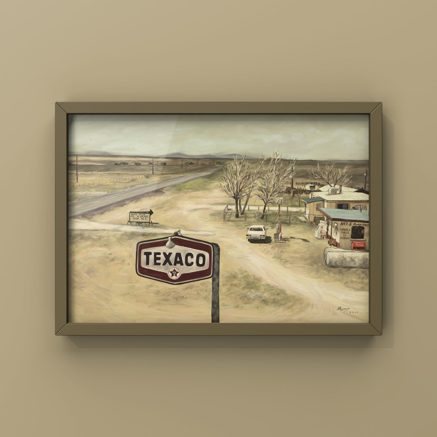 Texaco, 2024 Art Print Mingo Art