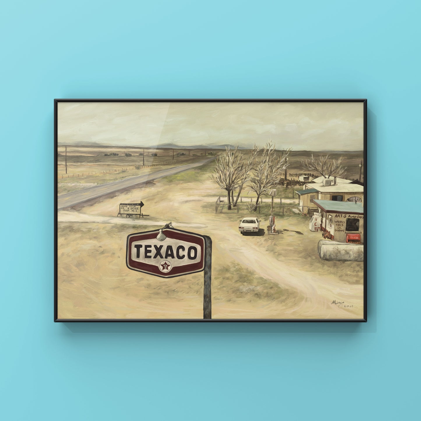 Texaco, 2024 Art Print Mingo Art