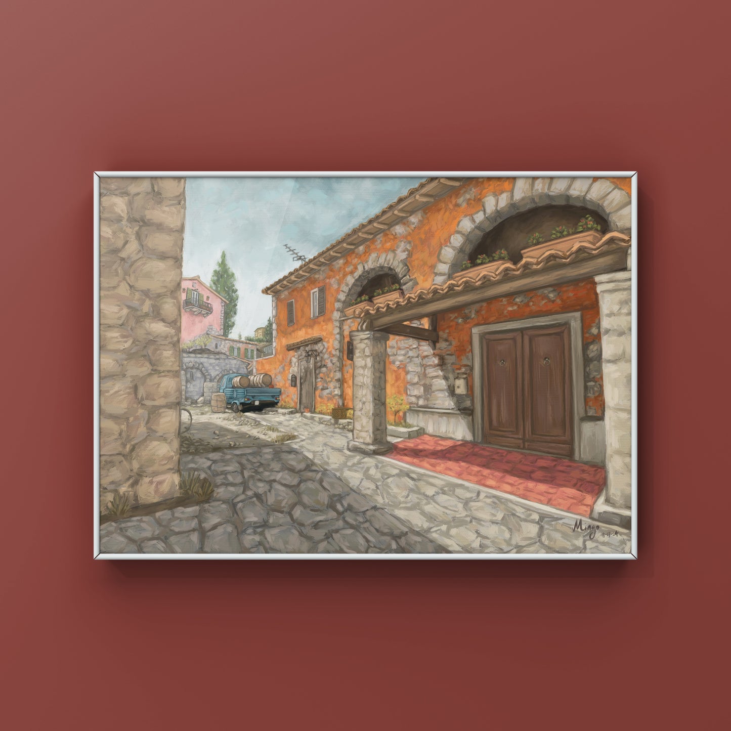 Inferno Lane, 2024 Art Print Mingo Art