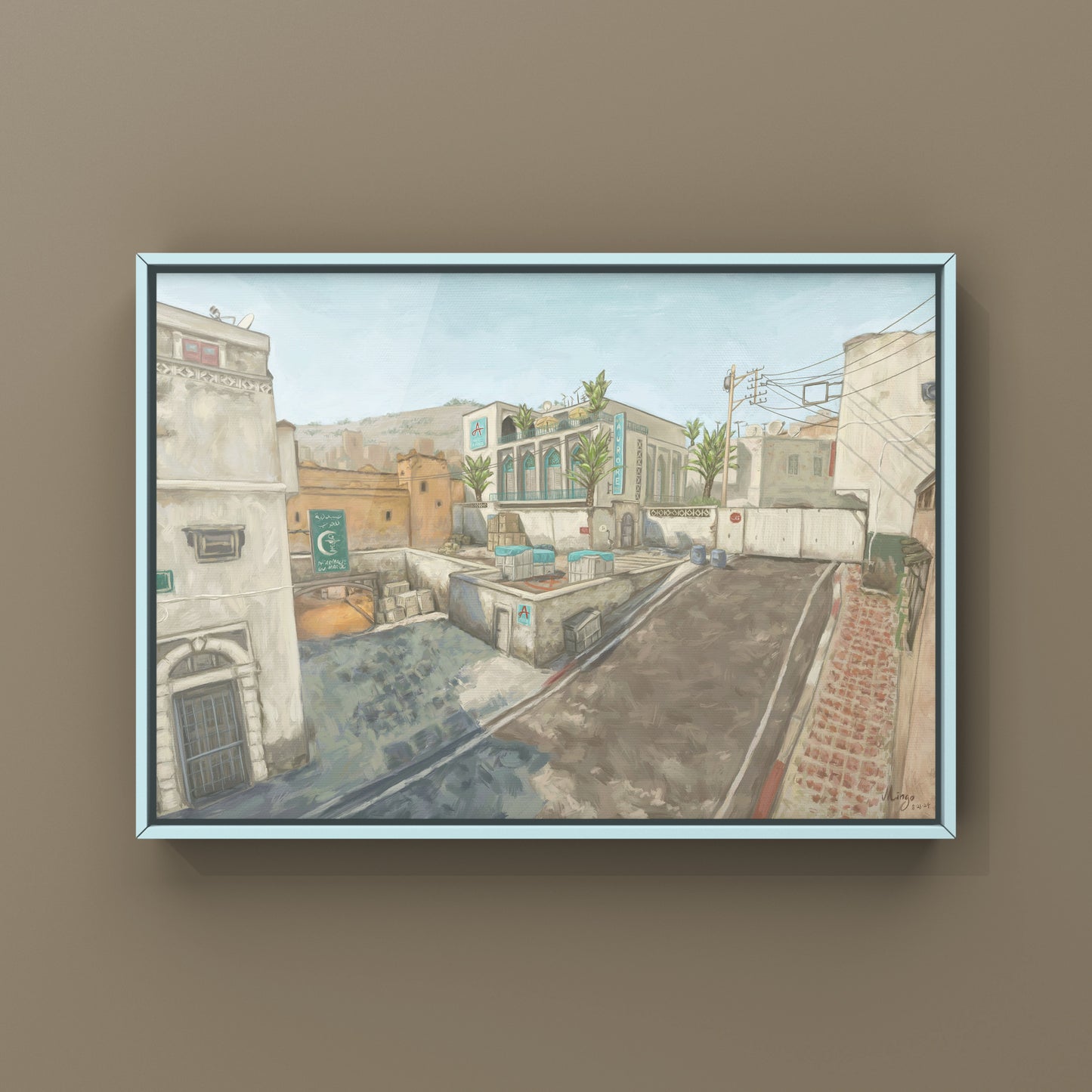 Dust II A Site, 2024 Art Print Mingo Art