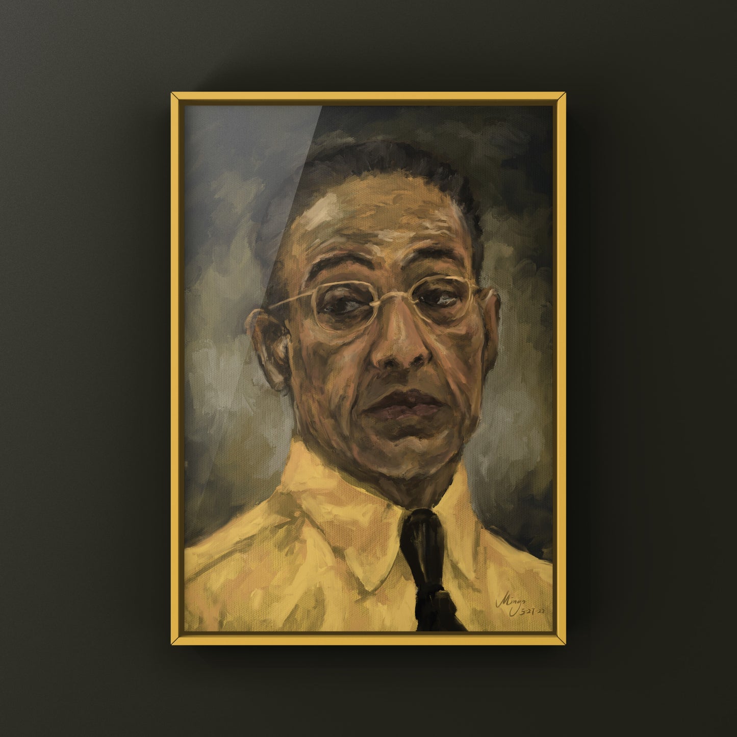 Gus Fring Portrait, 2022 Art Print Mingo Art