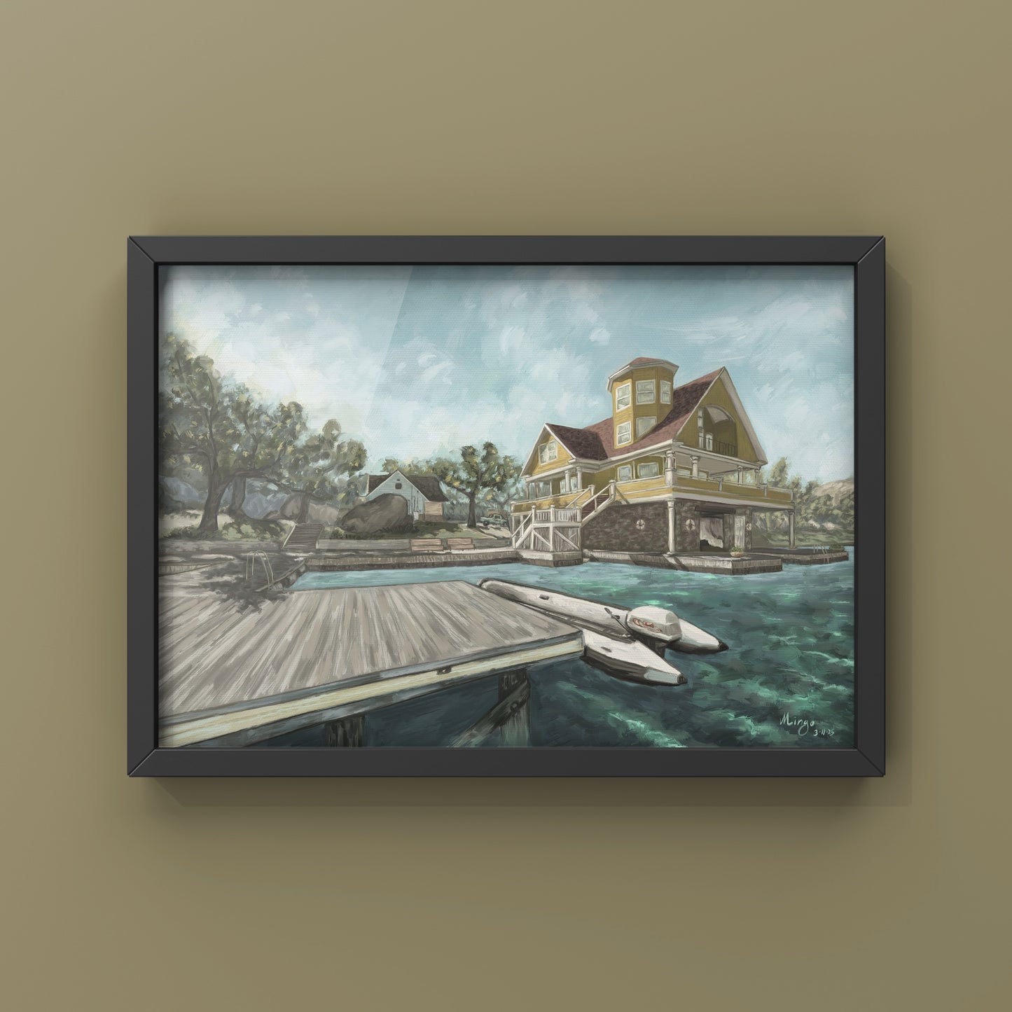 Lake, 2025 Art Print Mingo Art