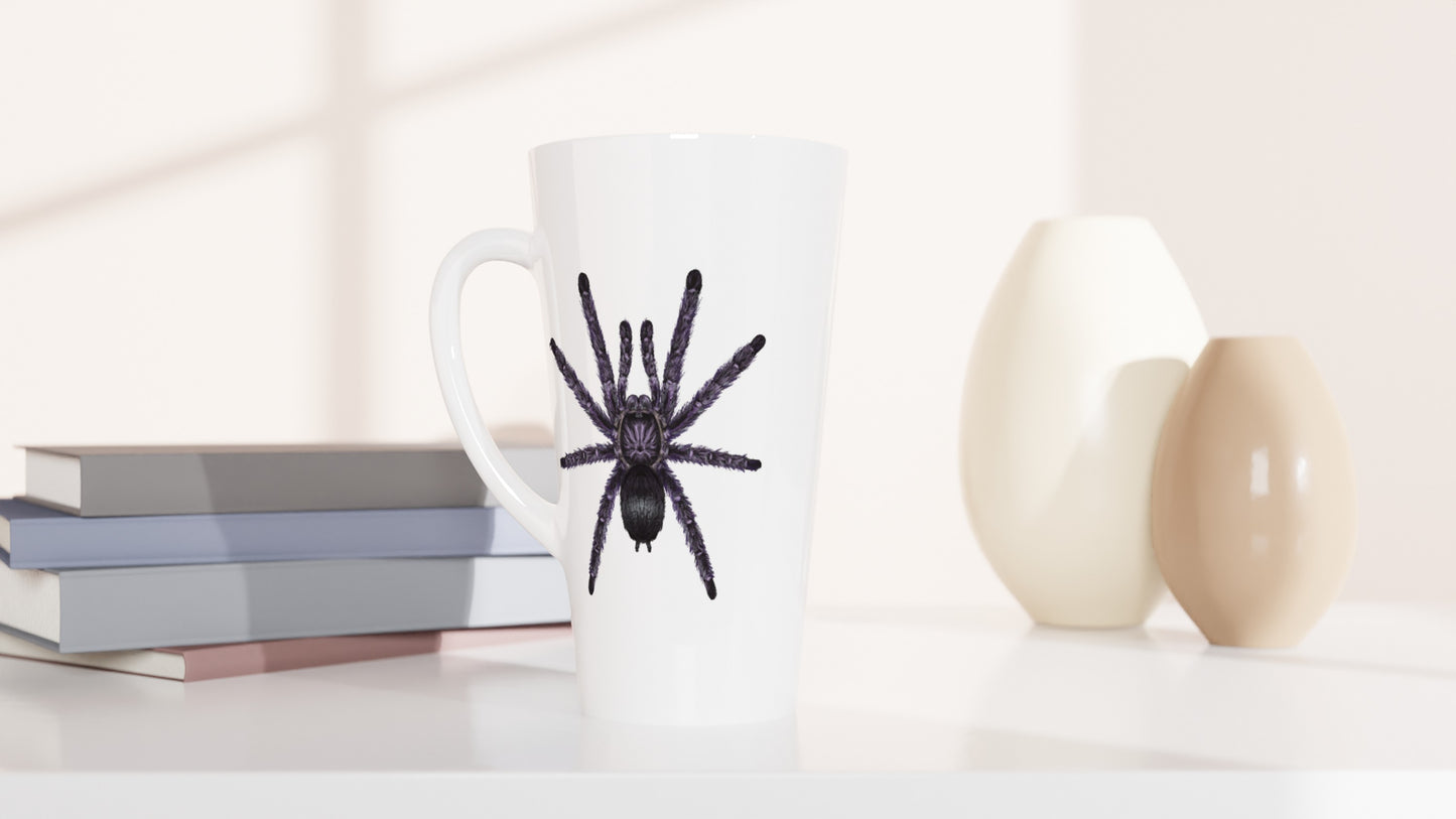 Purple Pinktoe Tarantula, Avicularia Purpurea, Ceramic Graphic Mug from The Silk Ranch