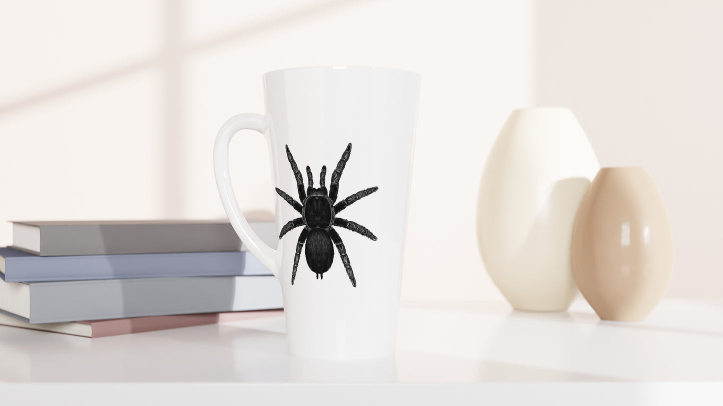 Brazilian Black Tarantula, Grammostola Pulchra, Ceramic Graphic Mug from The Silk Ranch