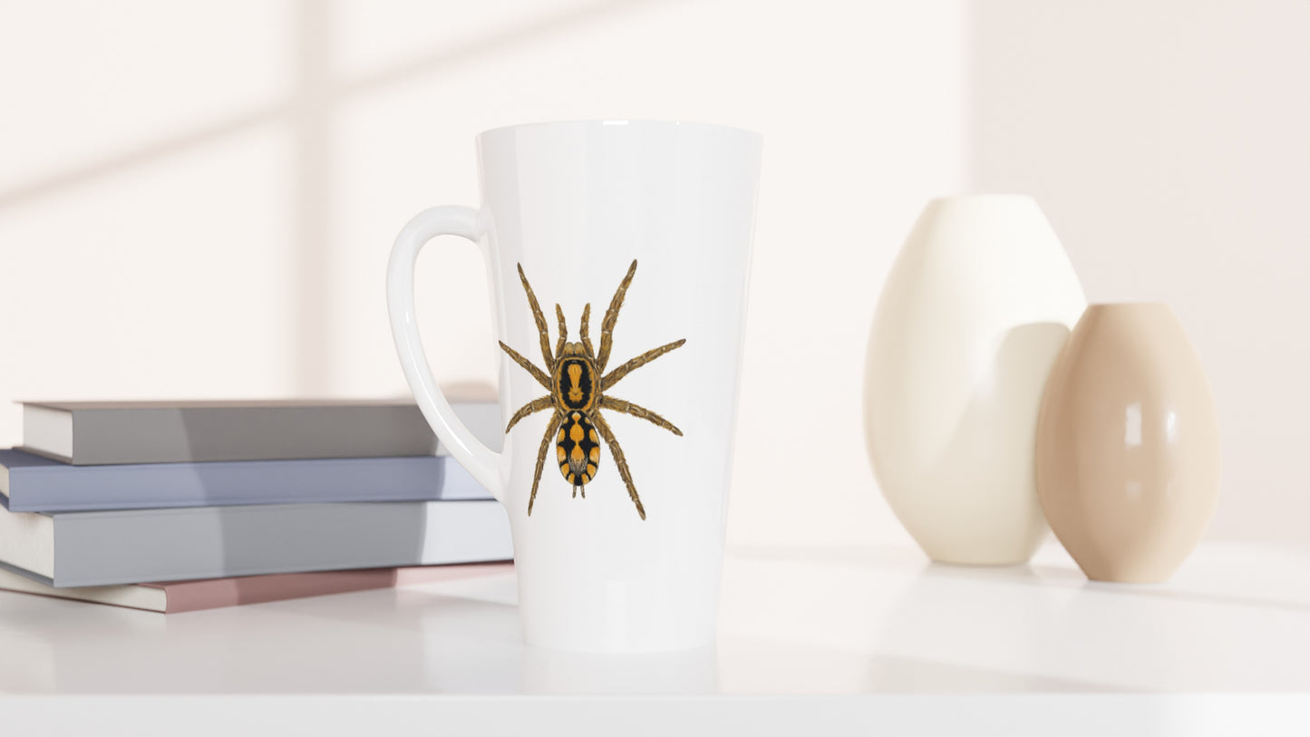 Pumpkin Patch Tarantula, Hapalopus Formosus, Ceramic Graphic Mug from The Silk Ranch