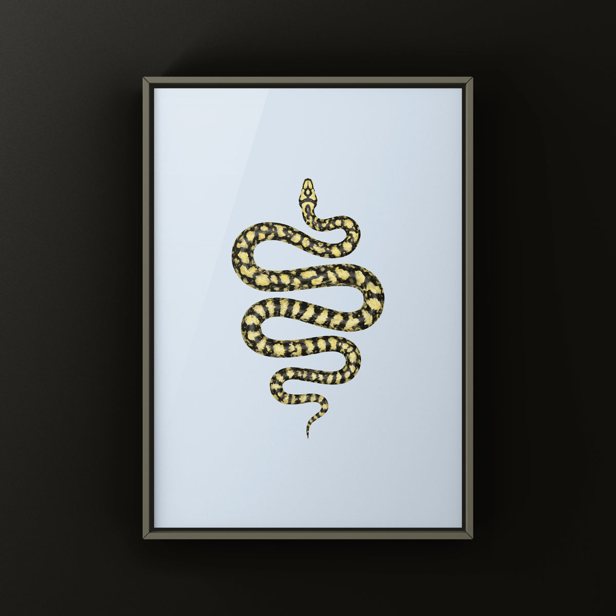 Carpet Python Art Print (Morelia spilota cheynei)