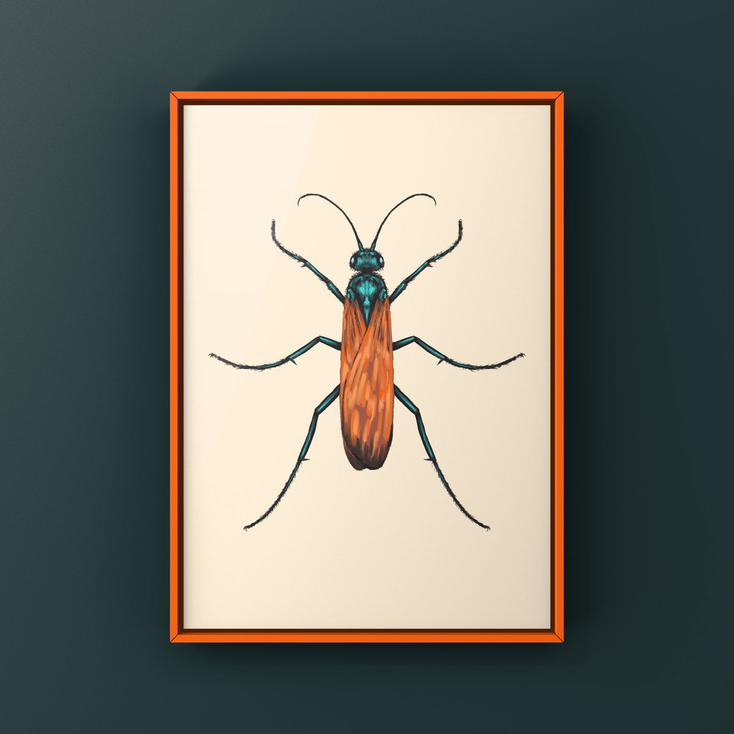 Tarantula Hawk (Pepsis grossa) Art Print from The Silk Ranch