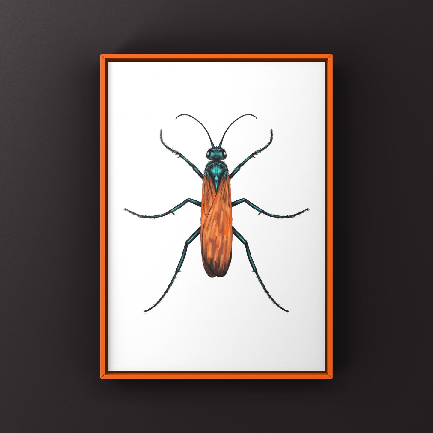 Tarantula Hawk (Pepsis grossa) Art Print from The Silk Ranch