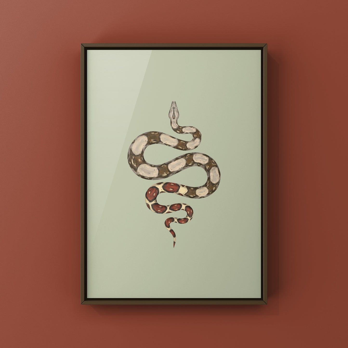 Colombian Red Tail Boa Art Print
