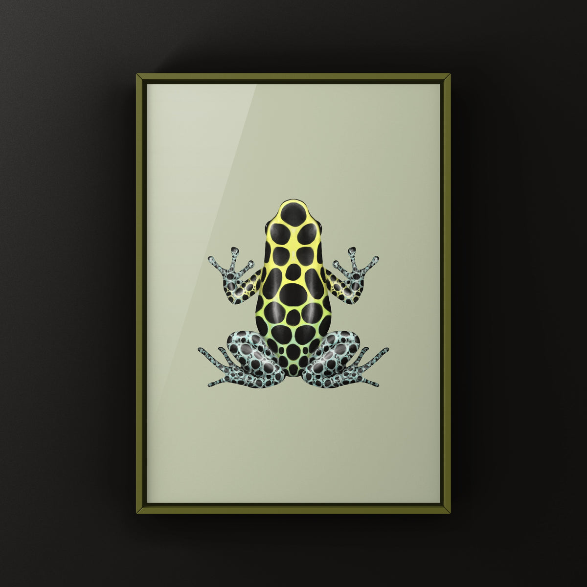 Highland Variable Poison Frog Art Print (Ranitomeya variabilis)