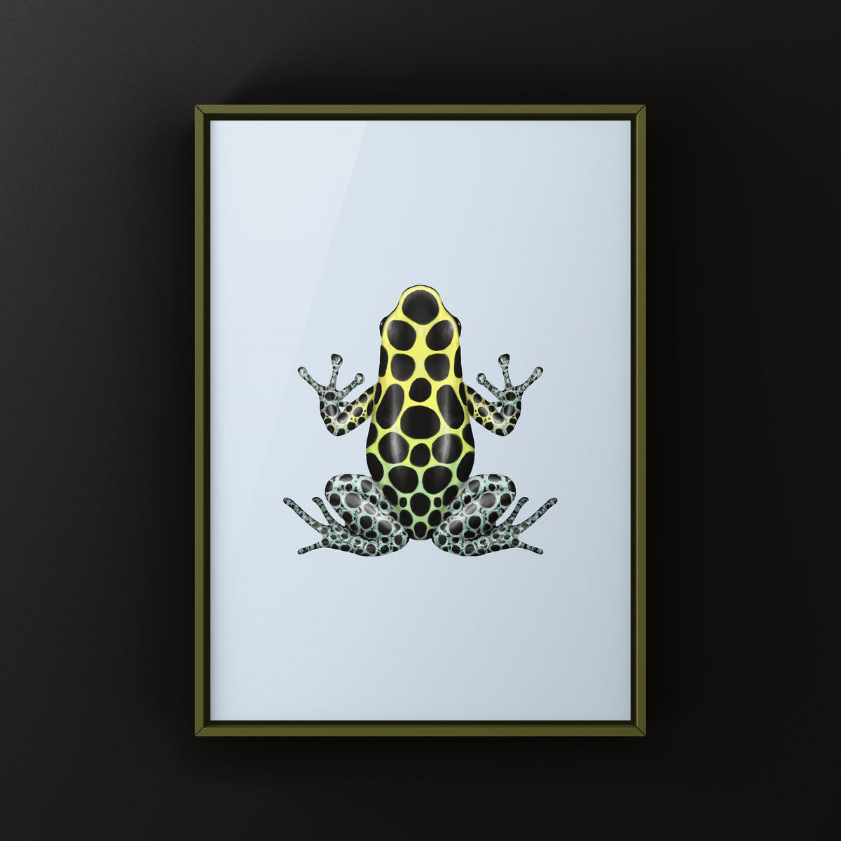 Highland Variable Poison Frog Art Print (Ranitomeya variabilis)