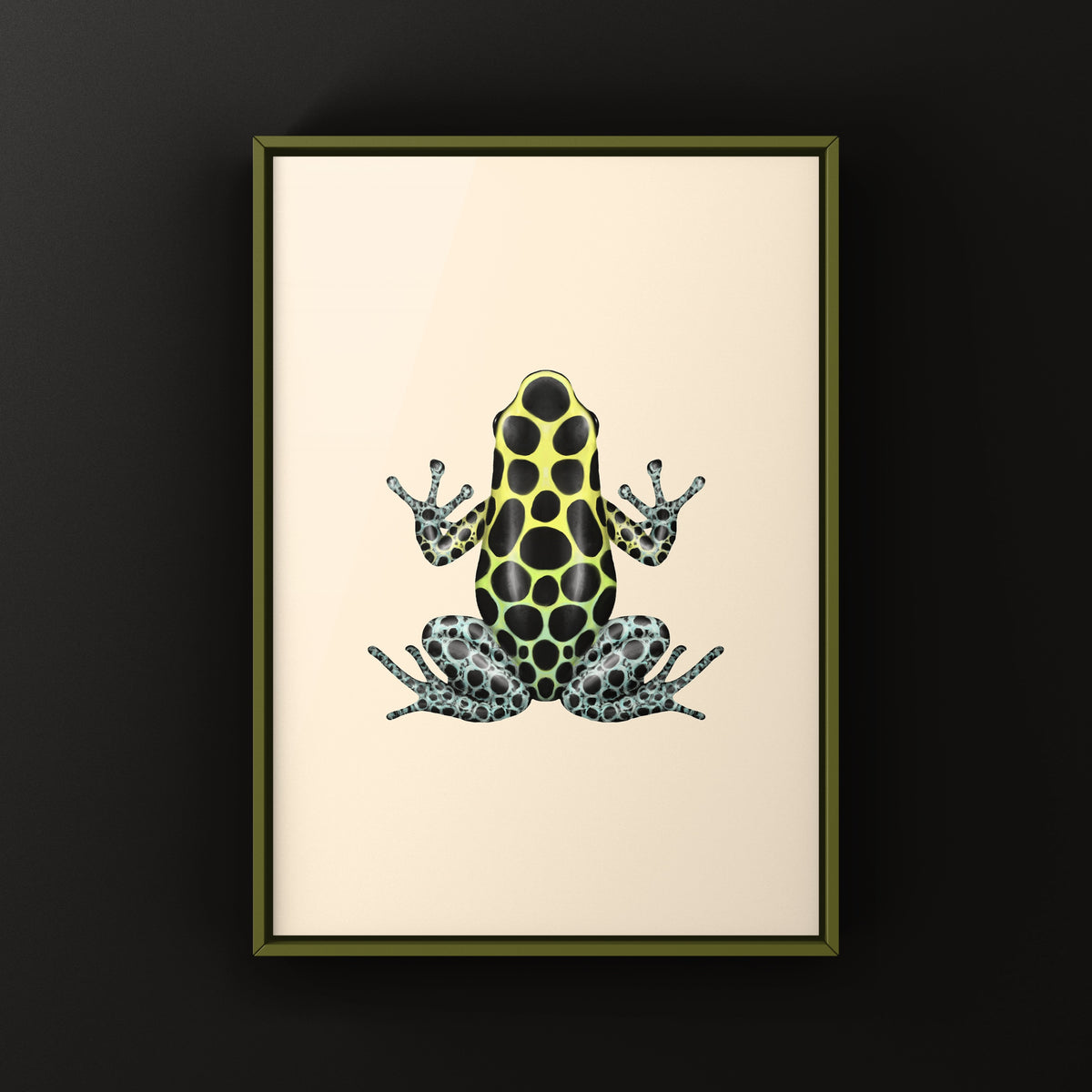 Highland Variable Poison Frog Art Print (Ranitomeya variabilis)