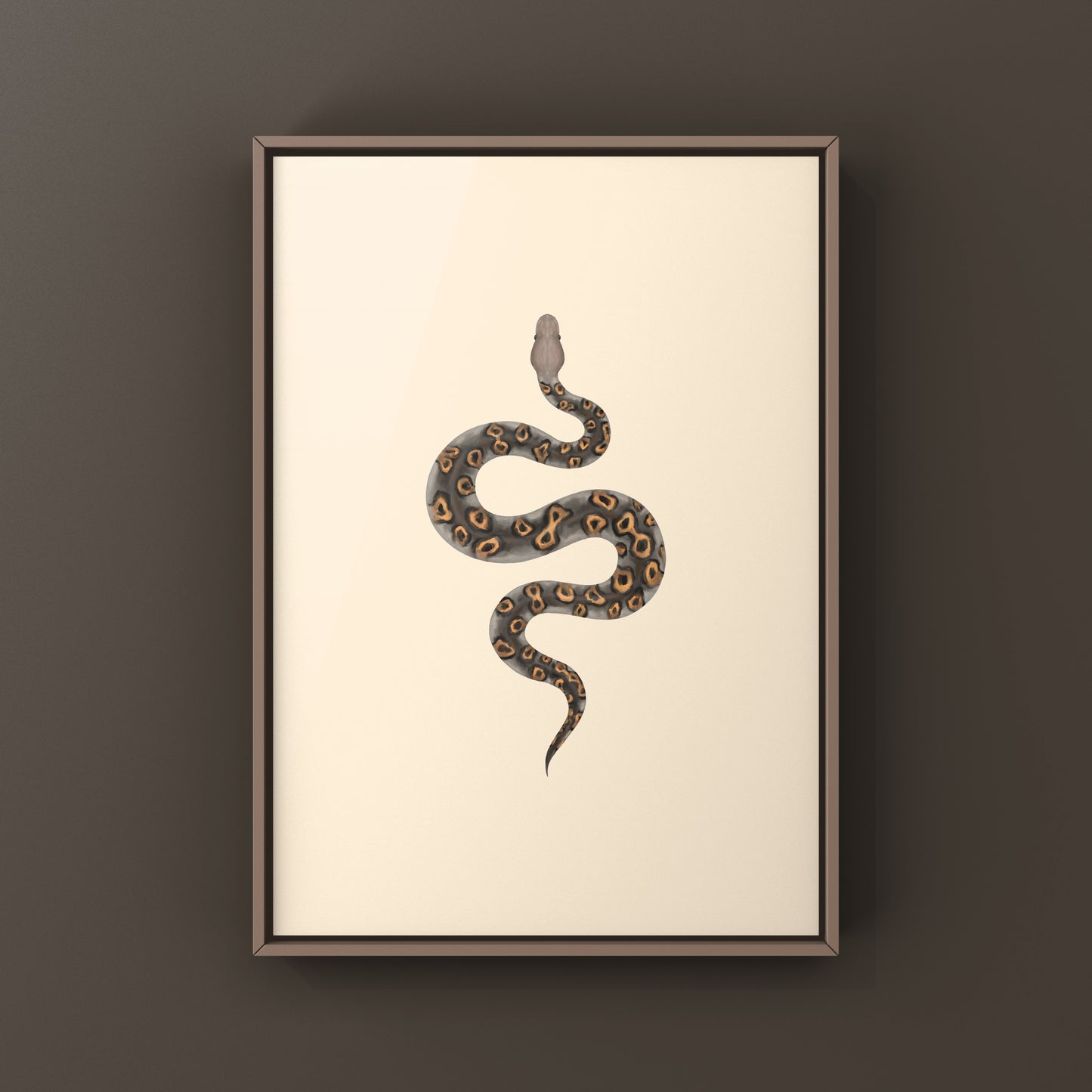 Kraken Ball Python Art Print from The Silk Ranch