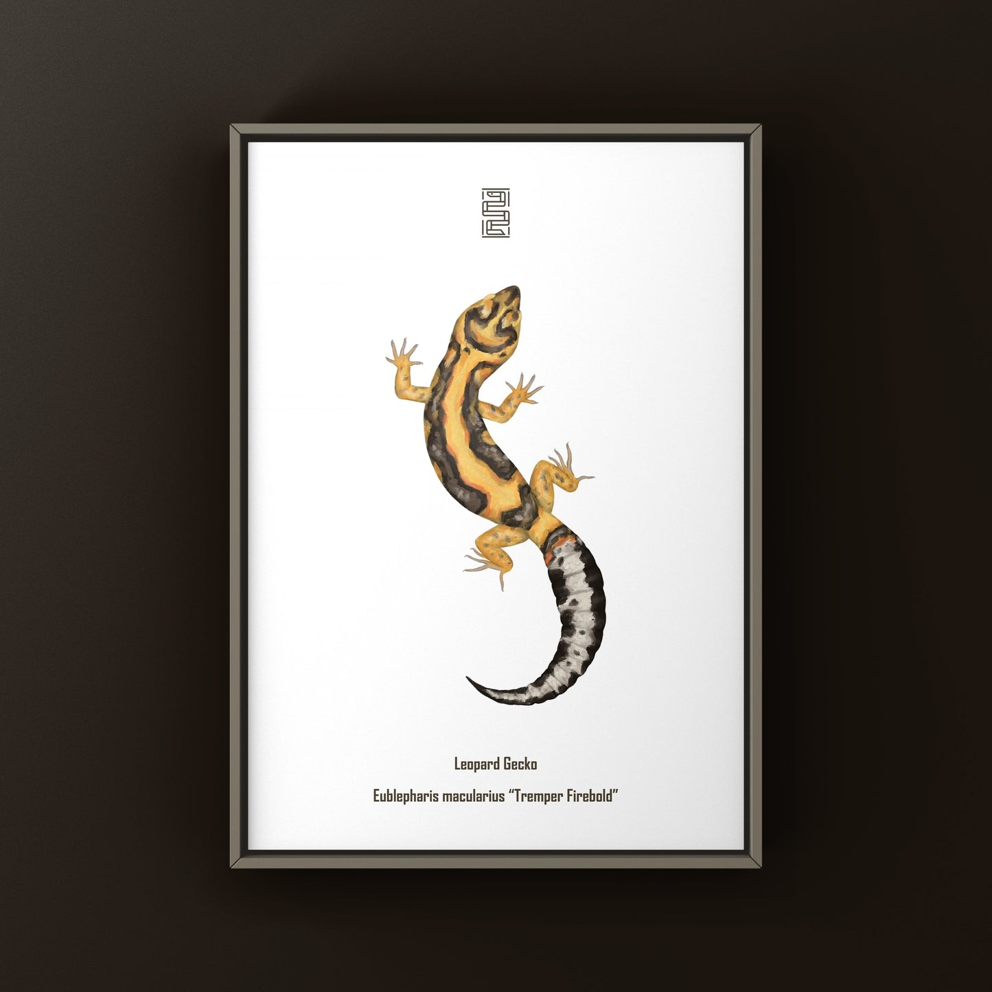 Tremper Firebold Leopard Gecko Art Print from The Silk Ranch