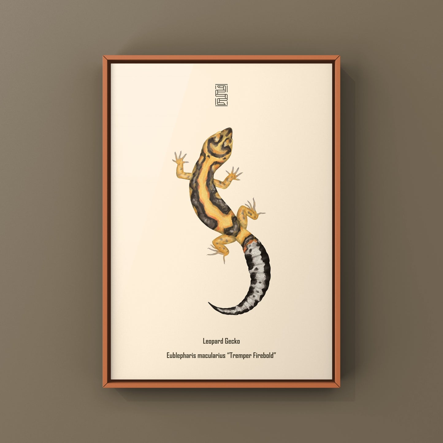 Tremper Firebold Leopard Gecko Art Print from The Silk Ranch