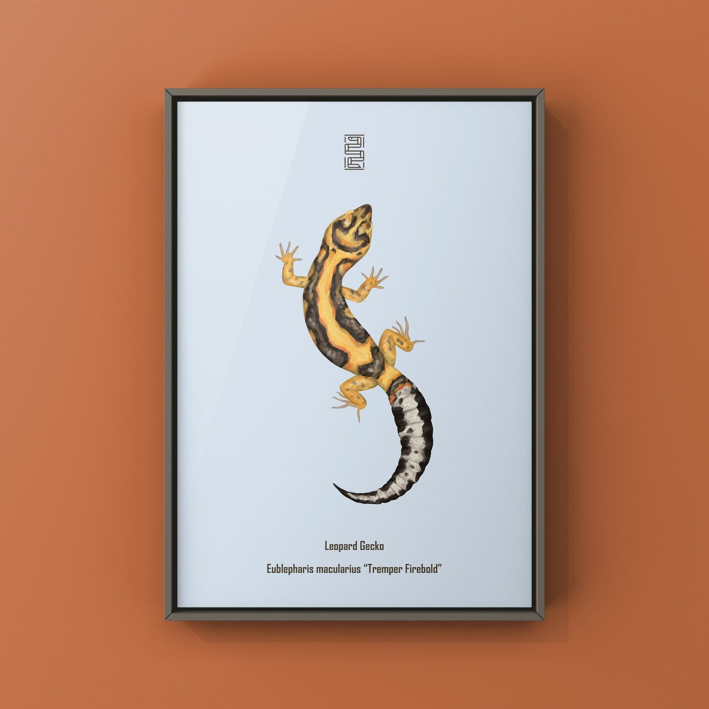 Tremper Firebold Leopard Gecko Art Print from The Silk Ranch