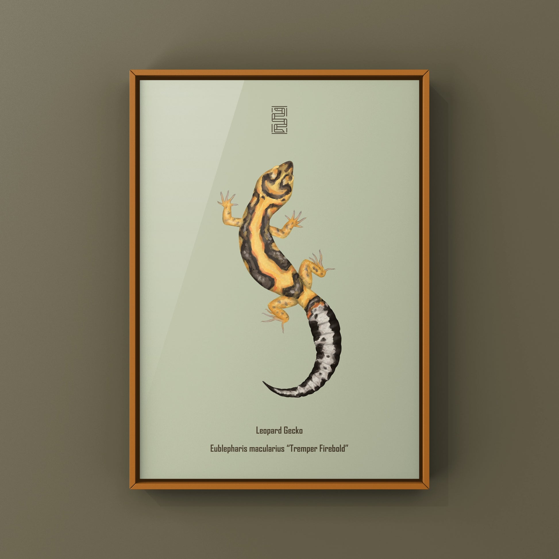 Tremper Firebold Leopard Gecko Art Print from The Silk Ranch