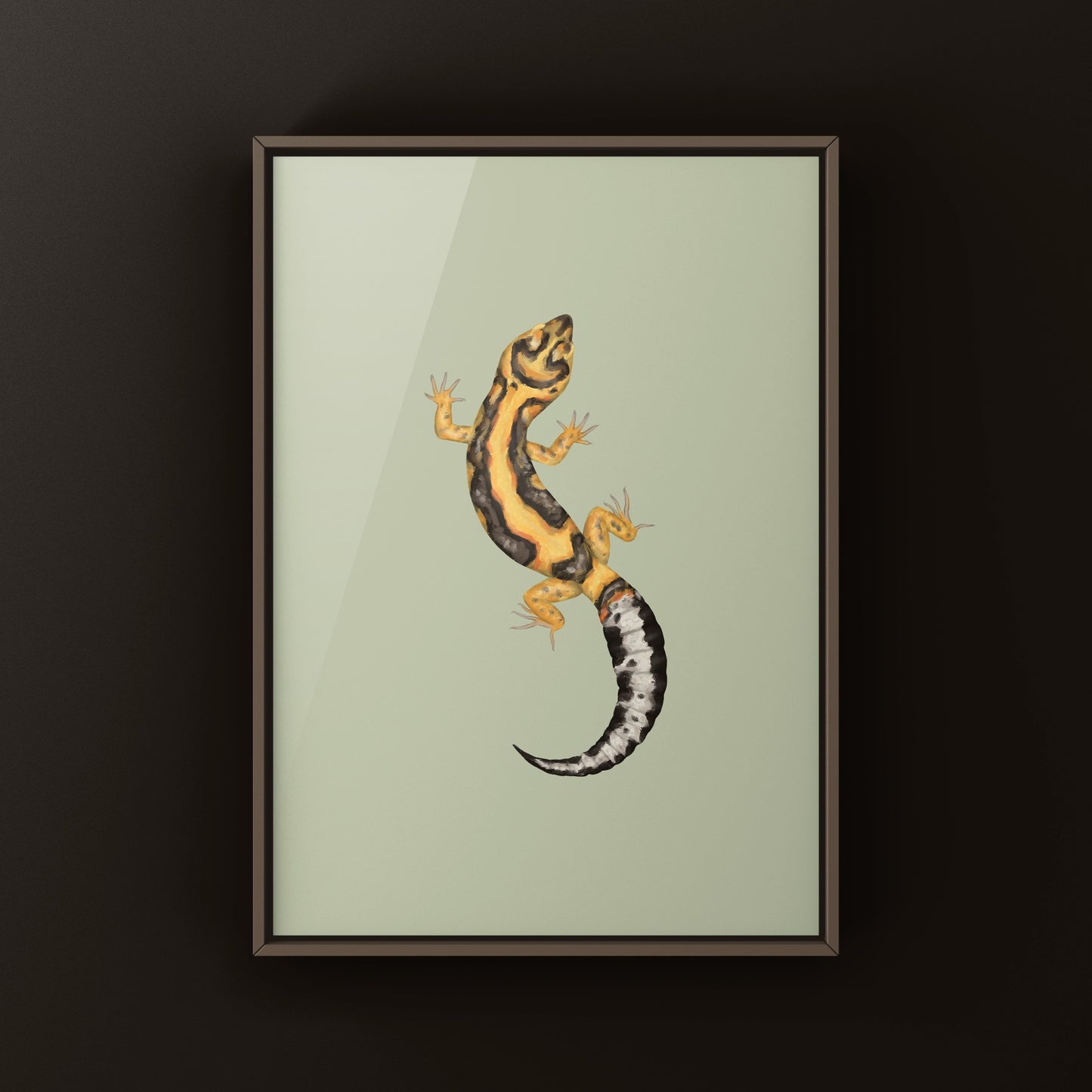 Tremper Firebold Leopard Gecko Art Print from The Silk Ranch