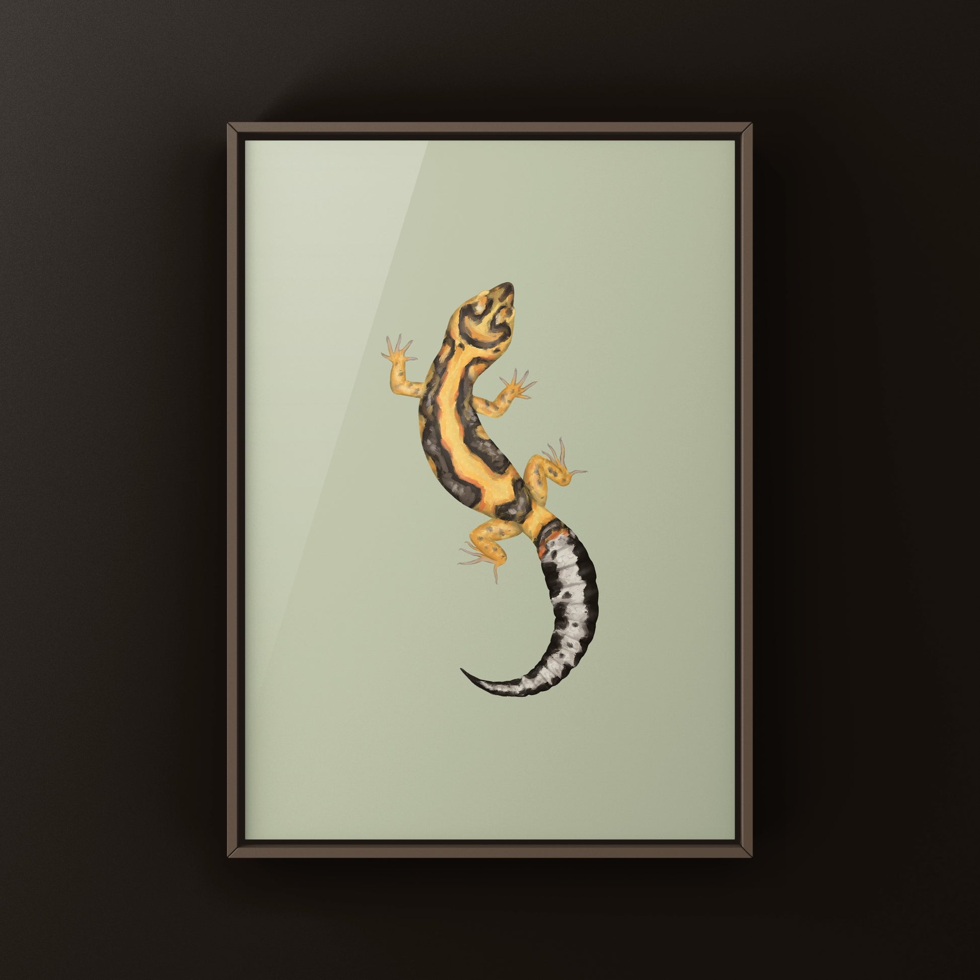 Tremper Firebold Leopard Gecko Art Print from The Silk Ranch