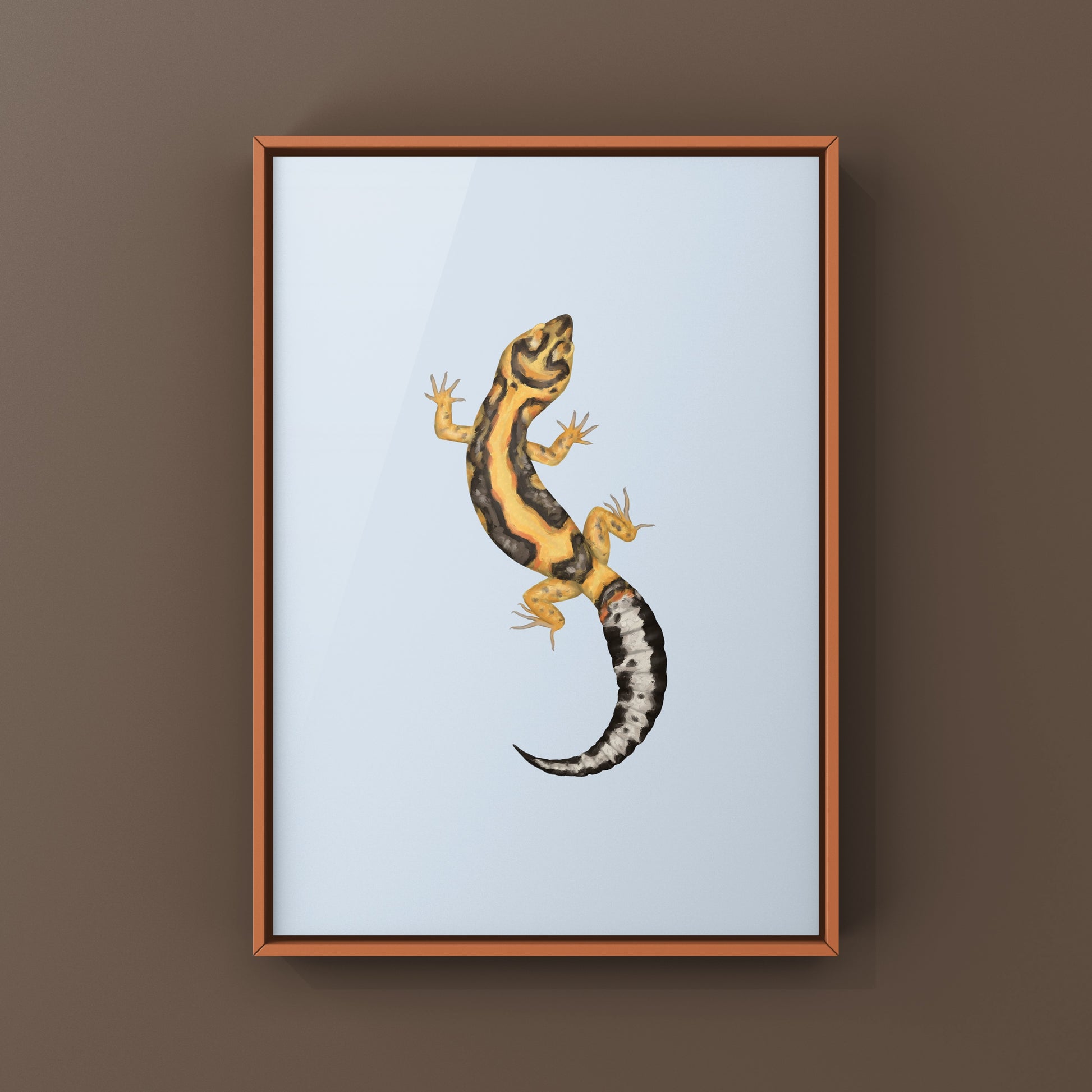Tremper Firebold Leopard Gecko Art Print from The Silk Ranch