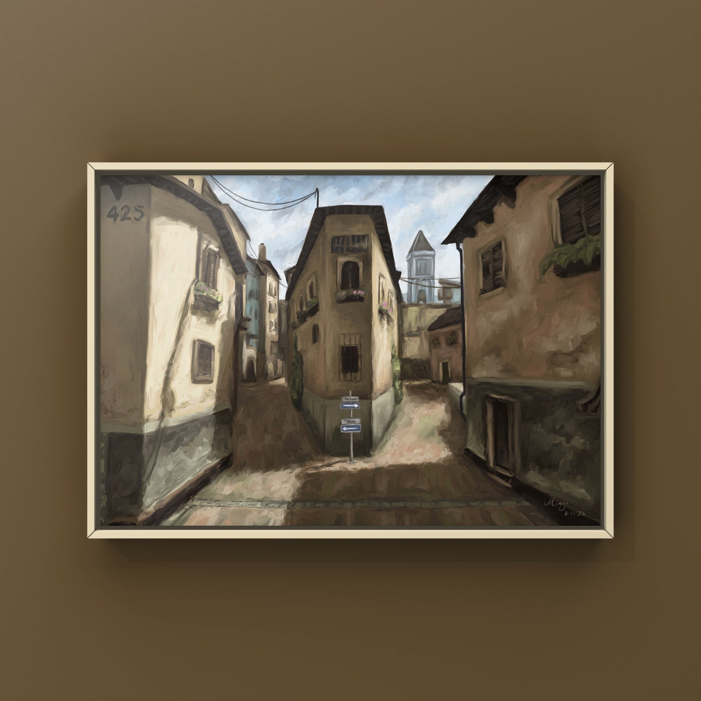 CSGO Italy Landscape Oil Painting | CSGO Merch | Postcard | CS2 Gaming poster | Art Print | CounterStrike Art | By MingoArt