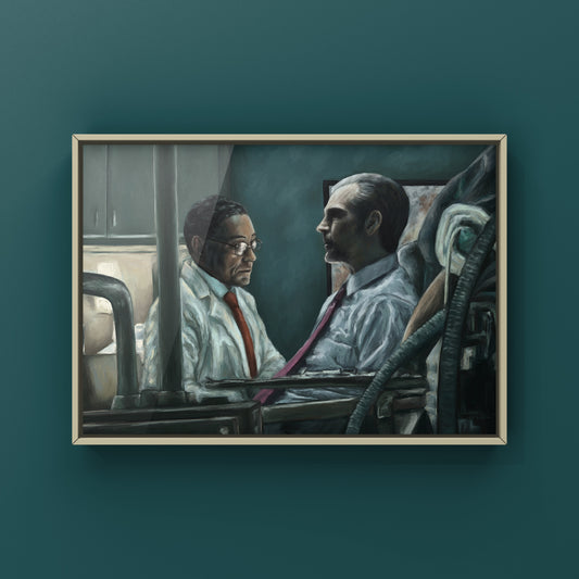 PAYDAY Dentist Art Poster | Gaming Portrait Oil Painting | Art Poster Print | PayDay 2 | Payday Series | Payday Art | Gift for Gamer