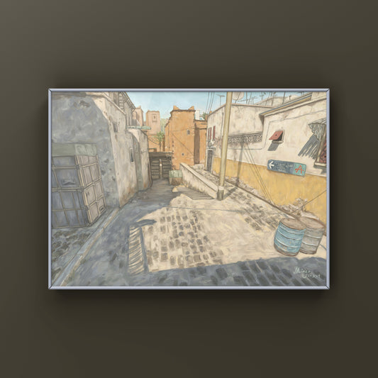 CS2 Dust 2 Mid Landscape Oil Painting | CSGO Merch | Postcard | CS2 Gaming poster | Art Print | CounterStrike Art | By MingoArt