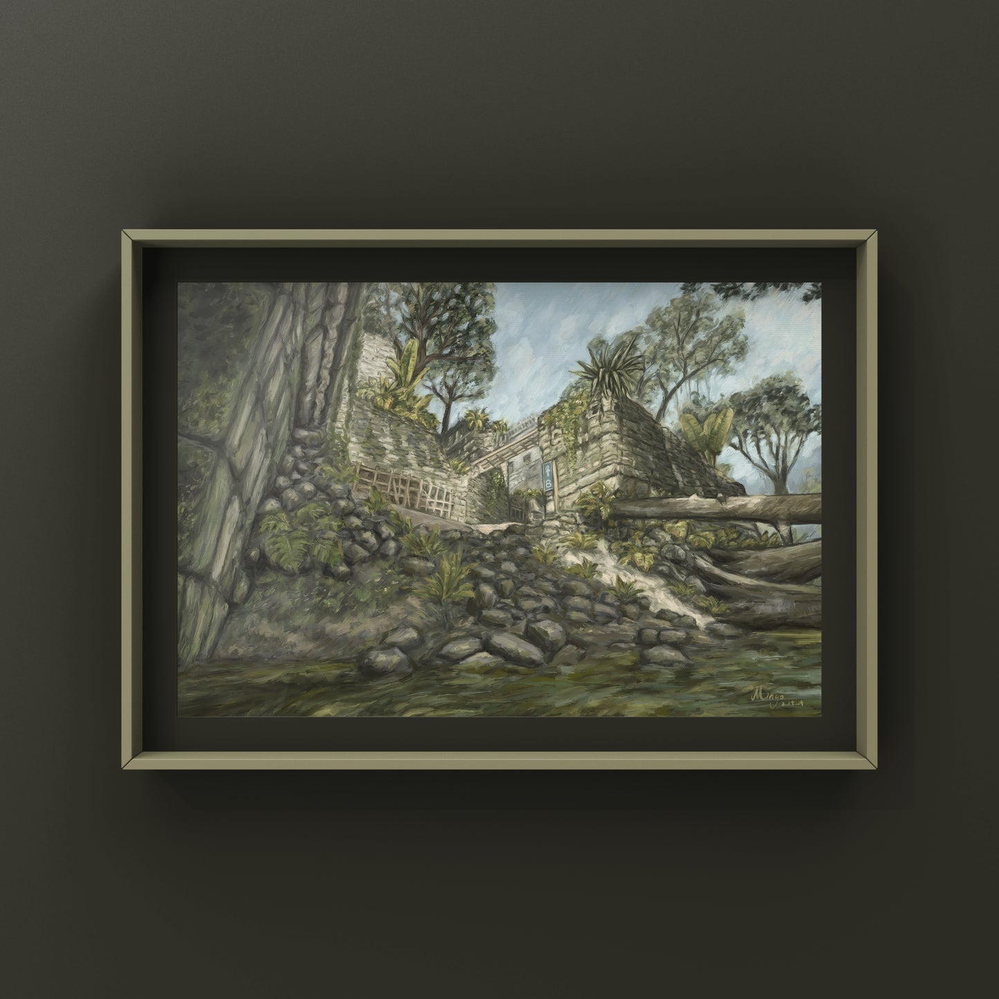 CS2 Ancient Landscape Oil Painting | CSGO Merch | CSGO Art | CS2 Gaming poster | Art Print | CounterStrike Art | By MingoArt