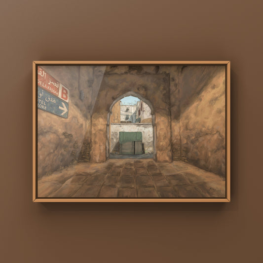 CS2 Dust II Landscape Oil Painting | CSGO Merch | CSGO Art | CS2 Gaming poster | Art Print | CounterStrike Art | By Mingo Art