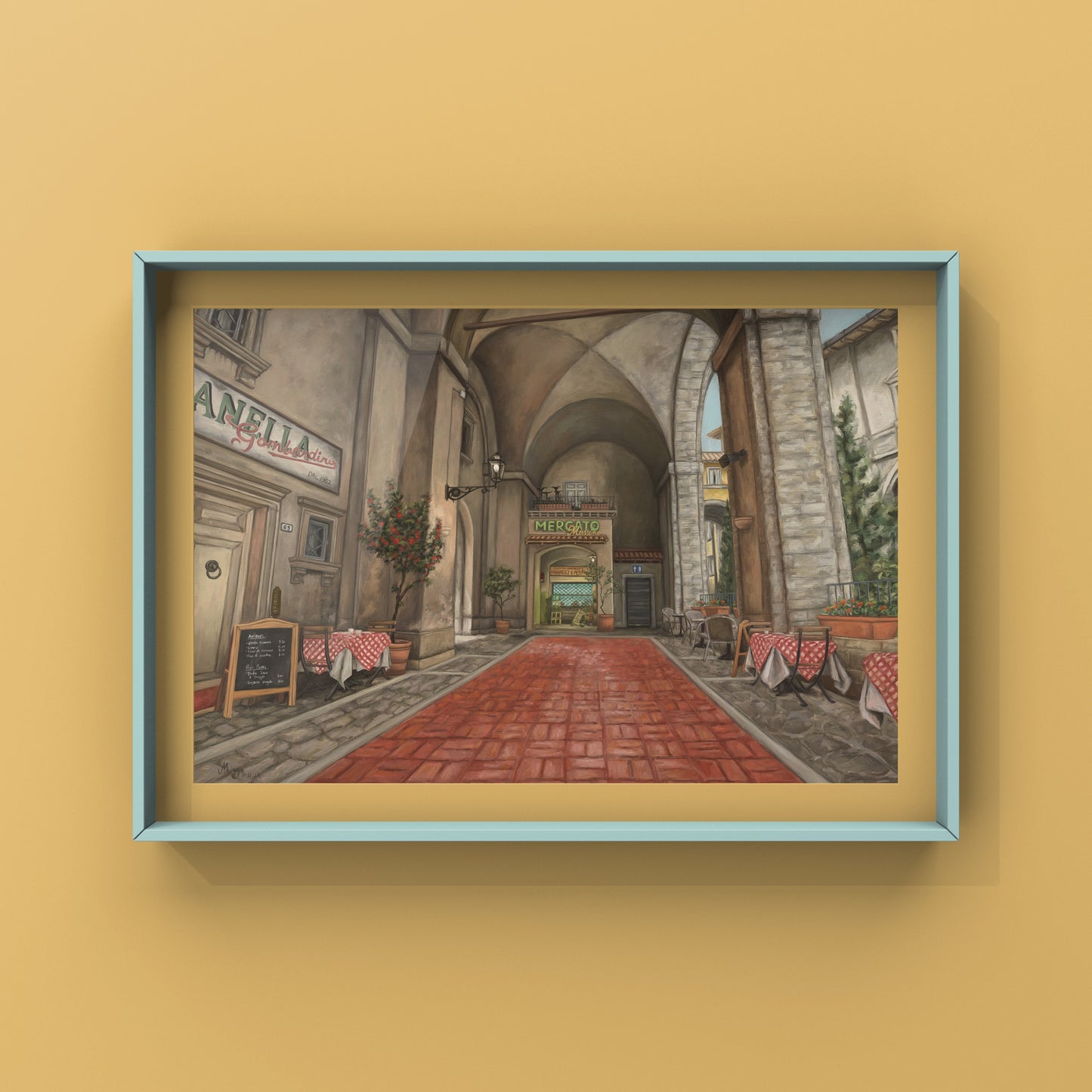 Counter Strike 2 Inferno Landscape Art Print | CSGO Merch | Postcard | CSGO Art Poster | CS Art Print | CounterStrike Art | By MingoArt