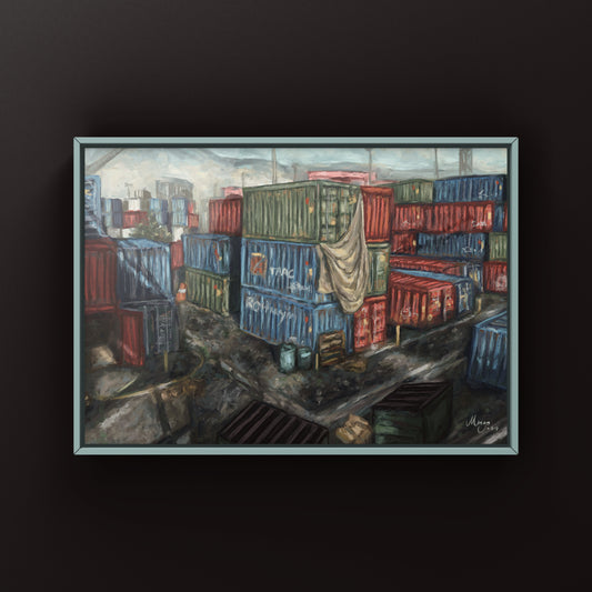 Call of Duty Modern Warfare Shipment Oil Painting Art Print | 8.5x11 inch | Gaming Poster | Videogame Wall Decor | By MingoArt