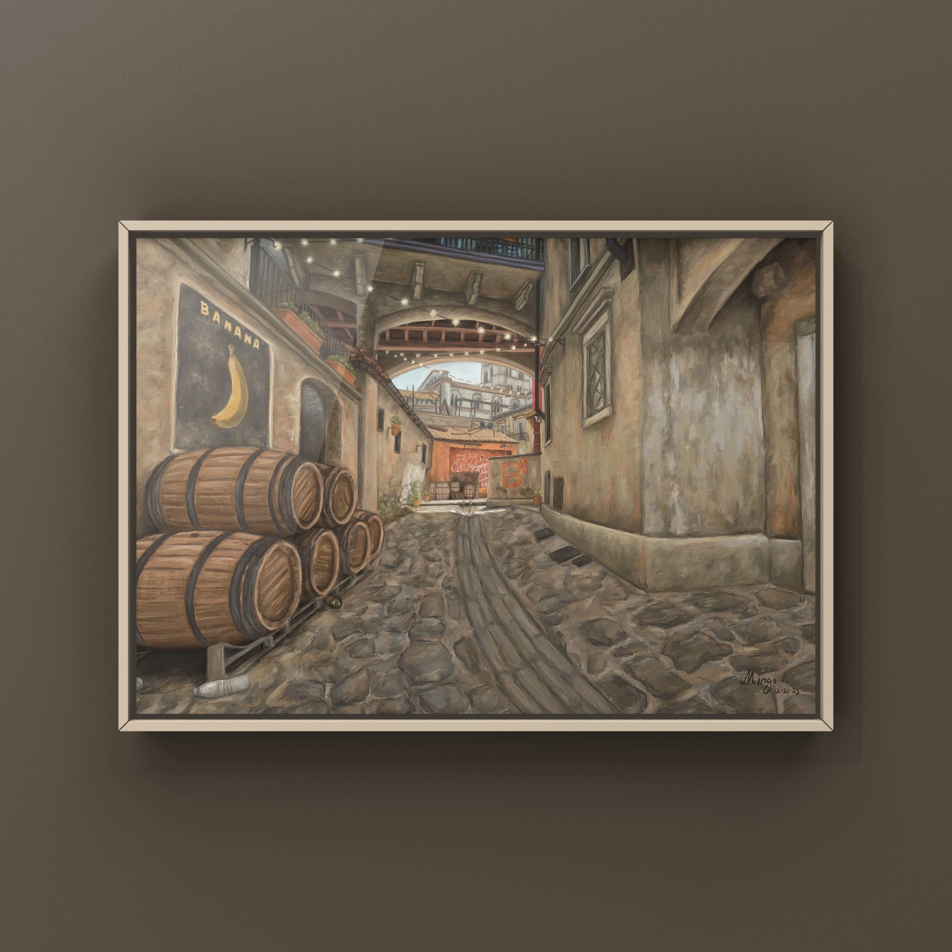 Inferno Banana, 2024 Art Print Mingo Art