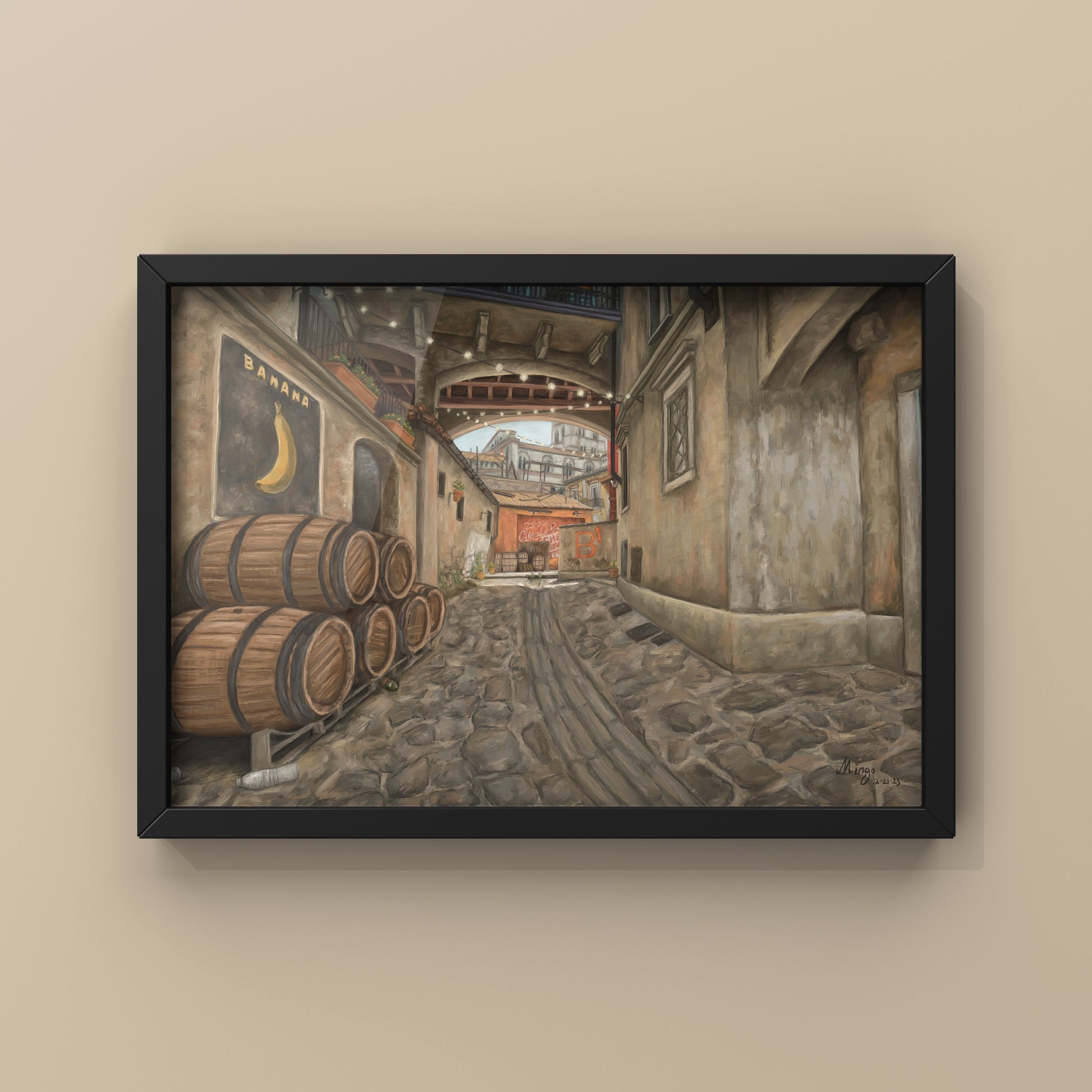 Inferno Banana, 2024 Art Print Mingo Art
