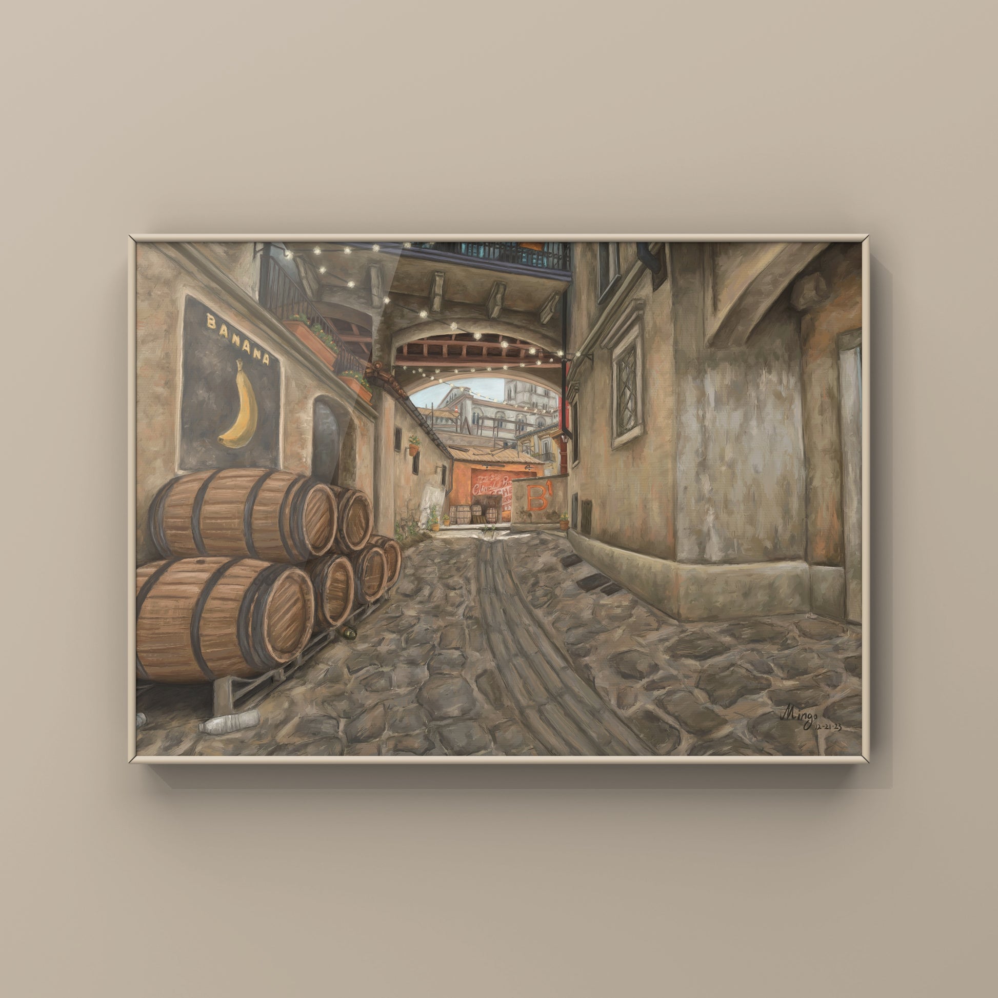 Inferno Banana, 2024 Art Print Mingo Art