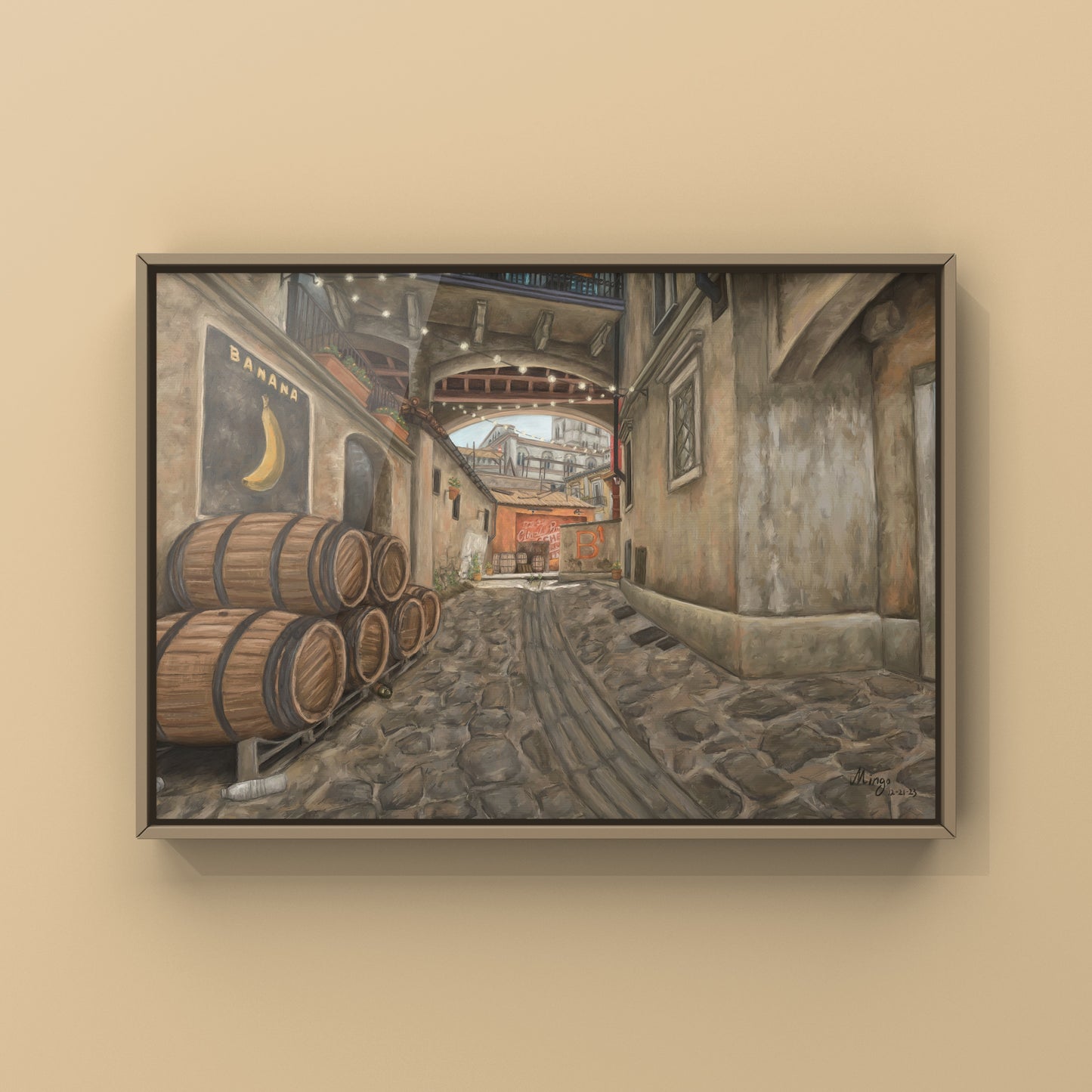 Inferno Banana, 2024 Art Print Mingo Art