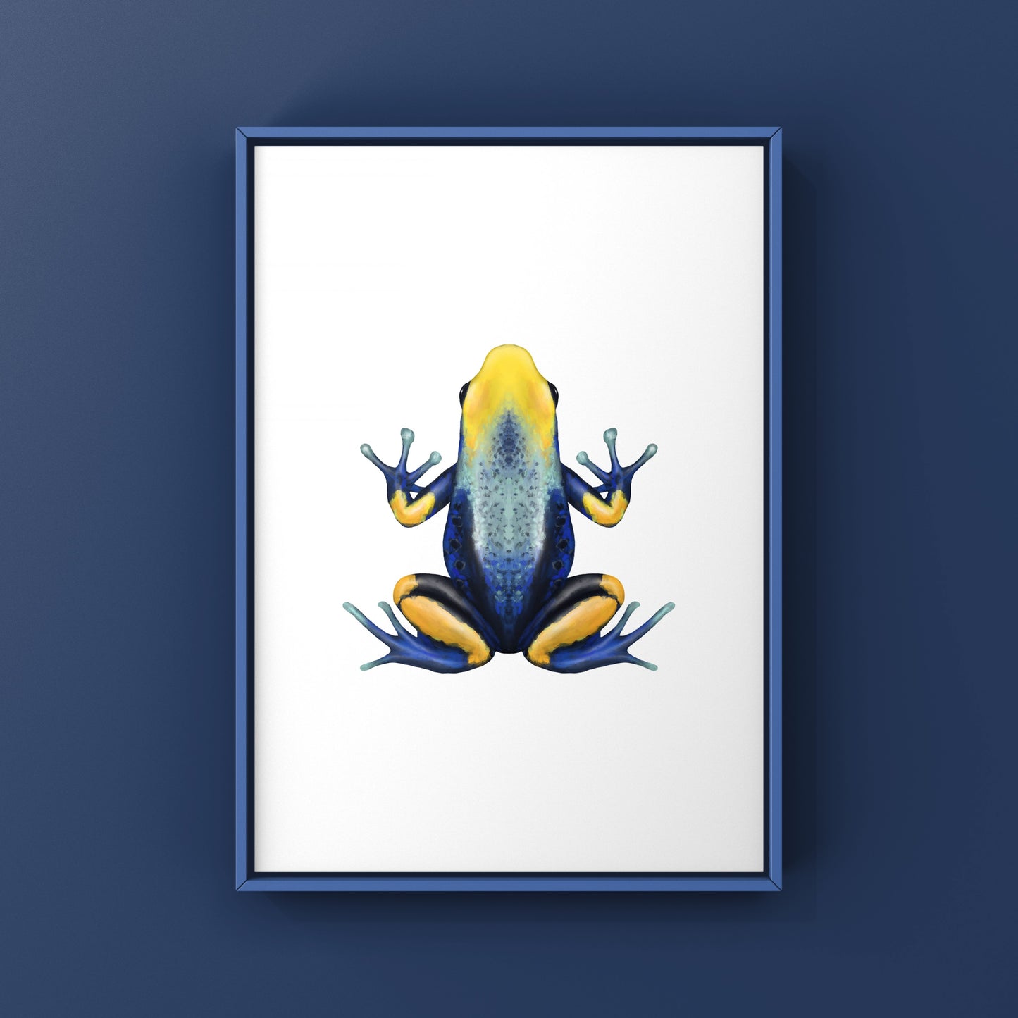 Peacock Dart Frog Art Print (Dendrobates tinctorius "Tumucumaque") from The Silk Ranch