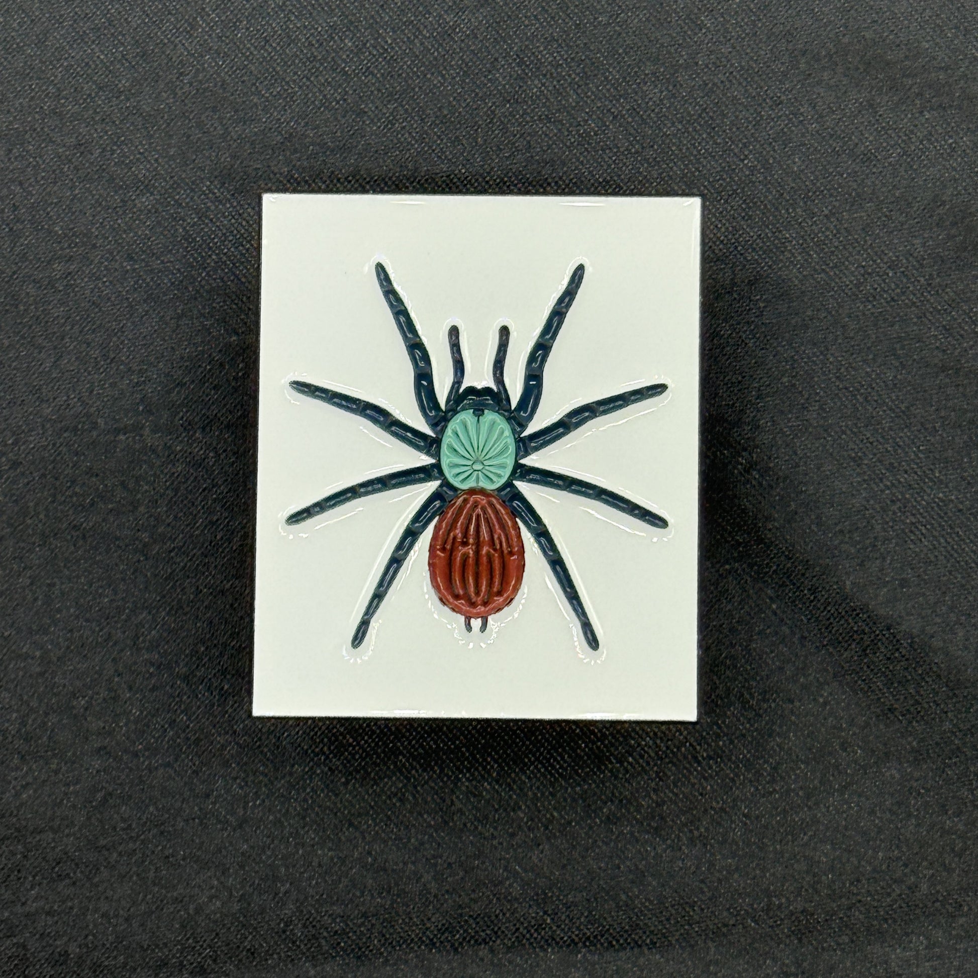 1.5 Inch Enamel Pin - Chromatopelma cyaneopubescens from The Silk Ranch / The Morph Archive