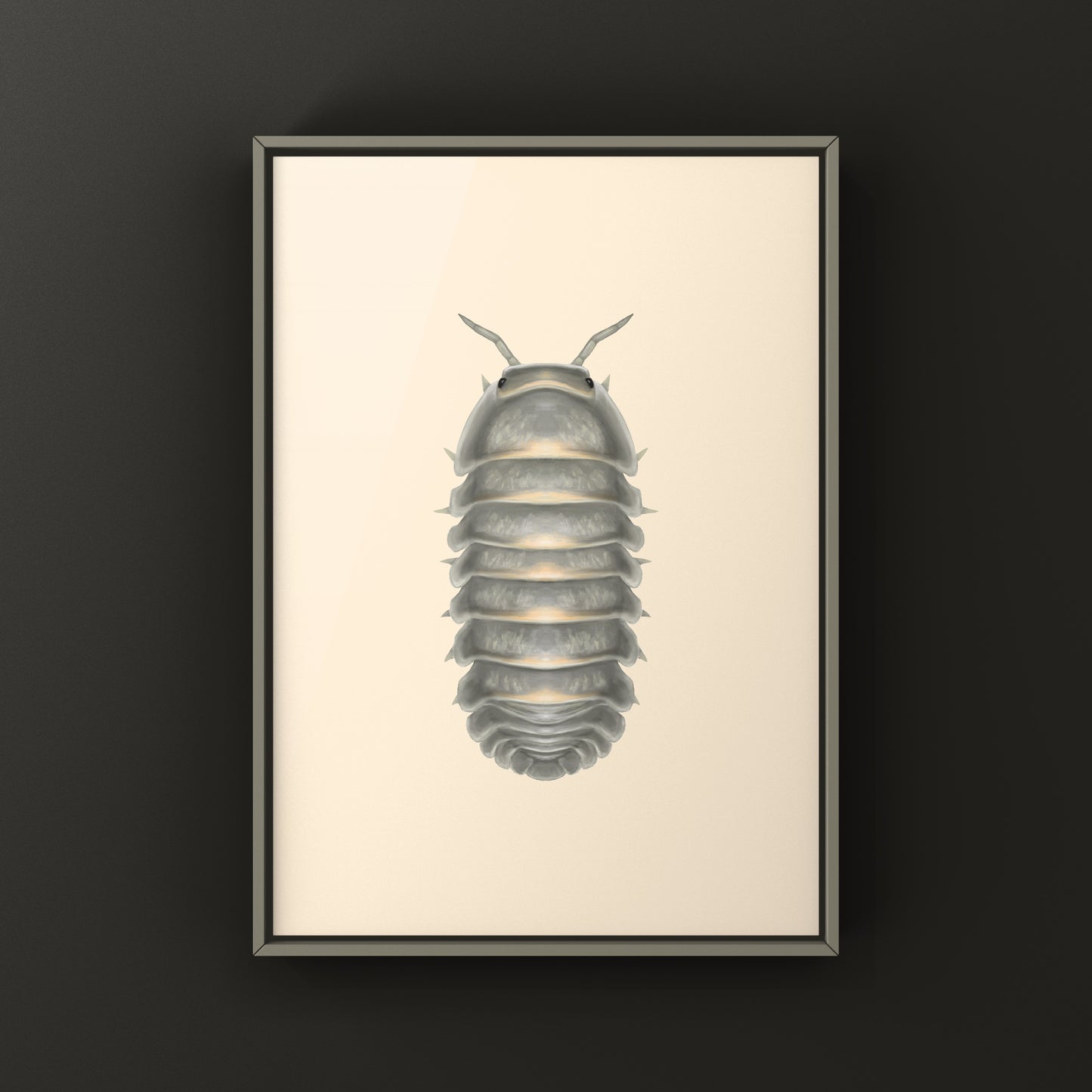 Mango Sticky Rice Isopod art print featuring Cubaris sp. Mango Sticky Rice by The Silk Ranch, detailed depiction of isopod illustration.