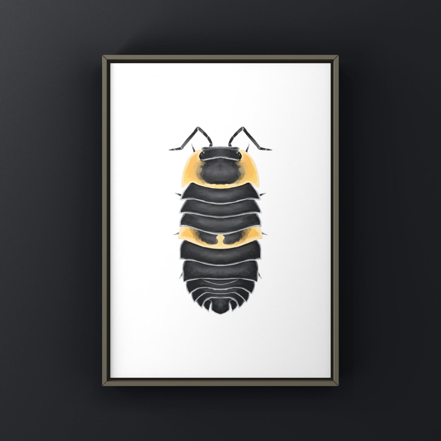 Batman Isopod Art Print (Ardentiella sp. Batman)