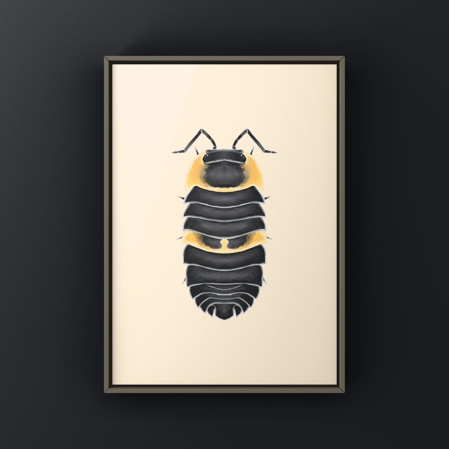 Batman Isopod Art Print (Ardentiella sp. Batman)