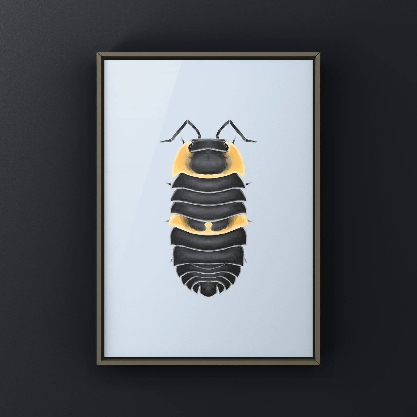 Batman Isopod Art Print (Ardentiella sp. Batman)