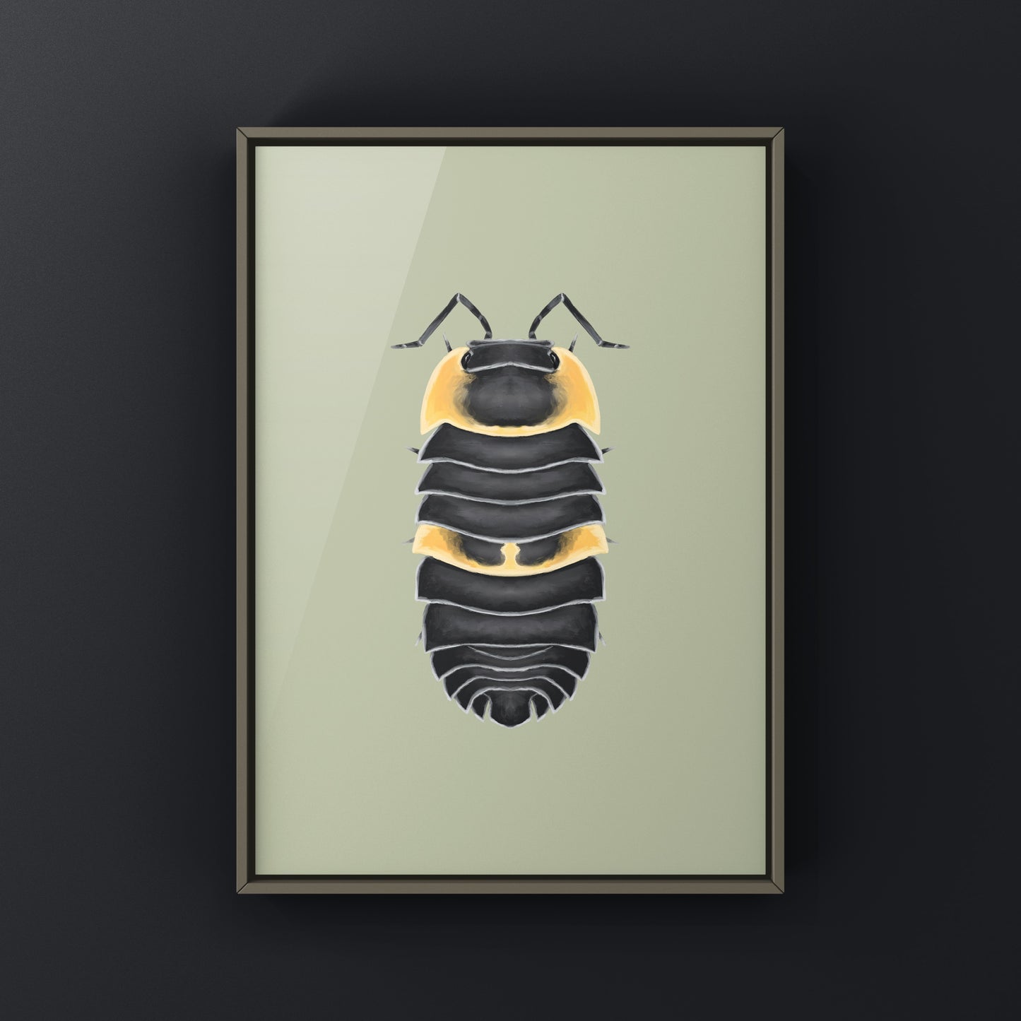 Batman Isopod Art Print (Ardentiella sp. Batman)