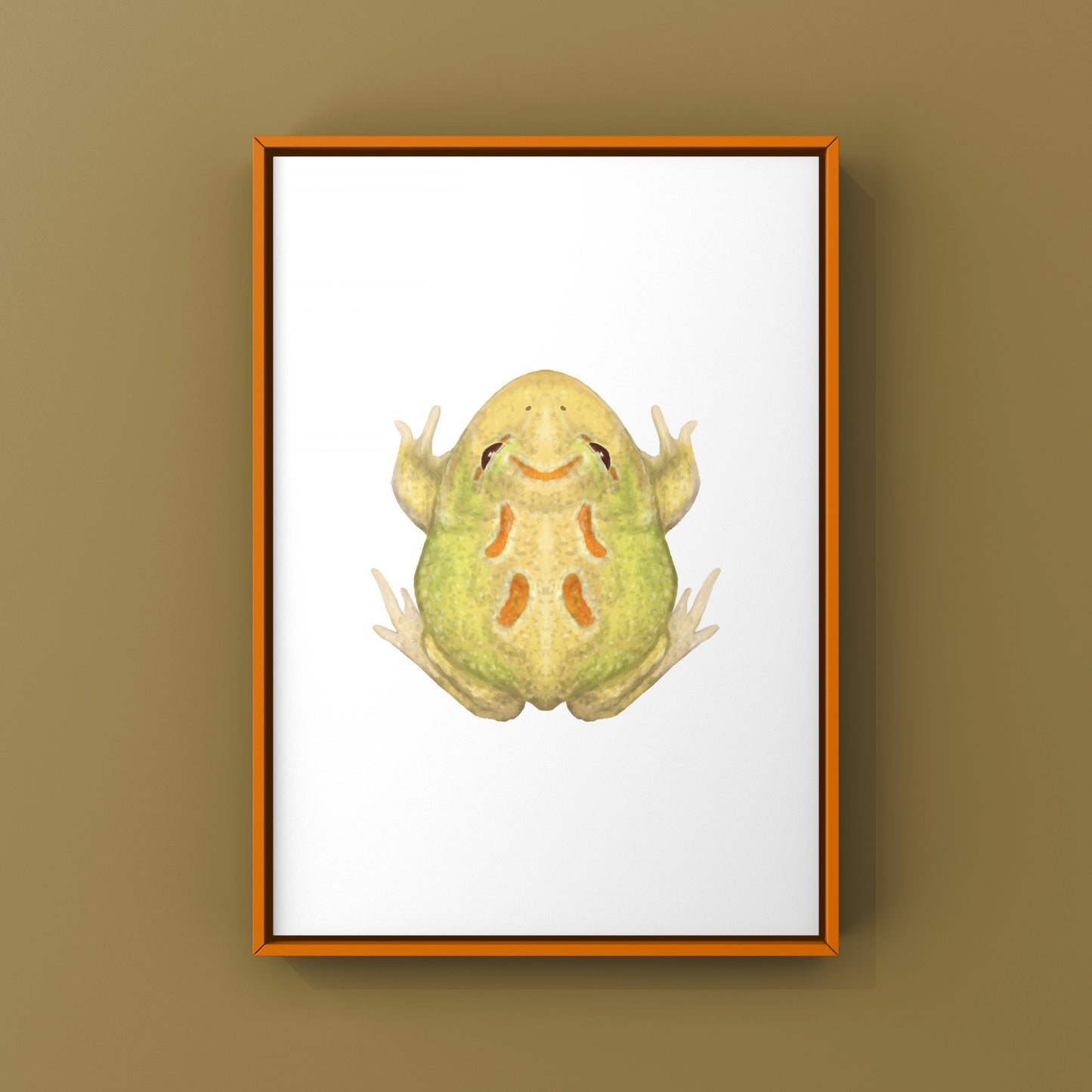 Pikachu Pacman Frog Art Print (Ceratophrys cranwelli)