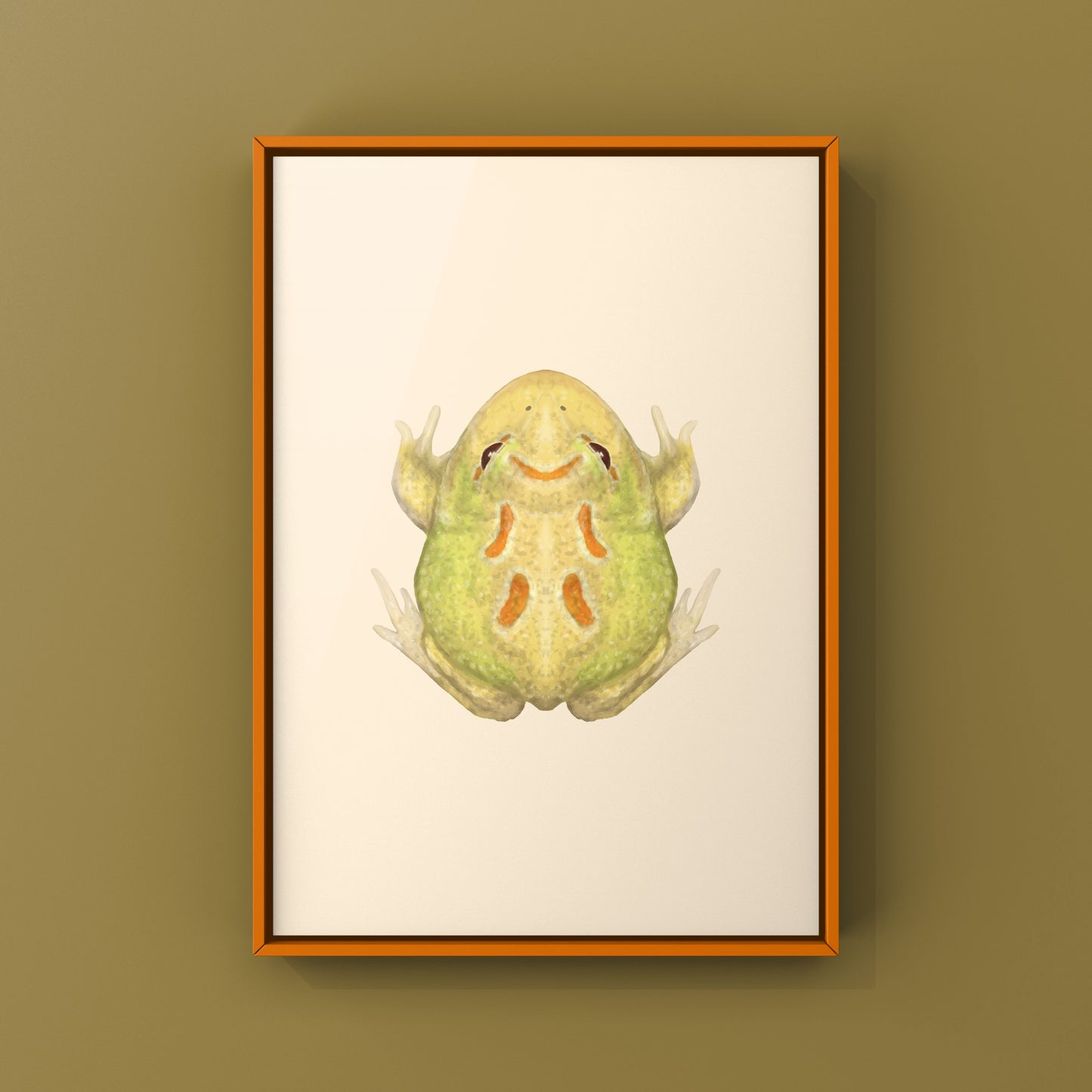 Pikachu Pacman Frog Art Print (Ceratophrys cranwelli)