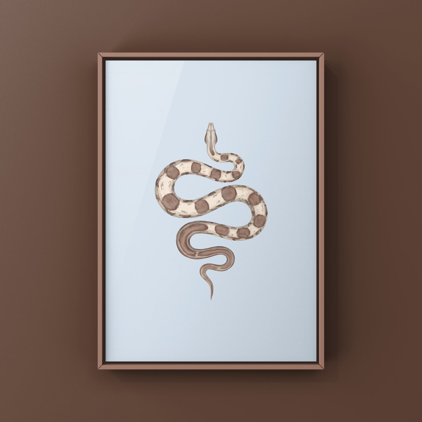 VPI Motley Central American Boa Art Print (Boa imperator)