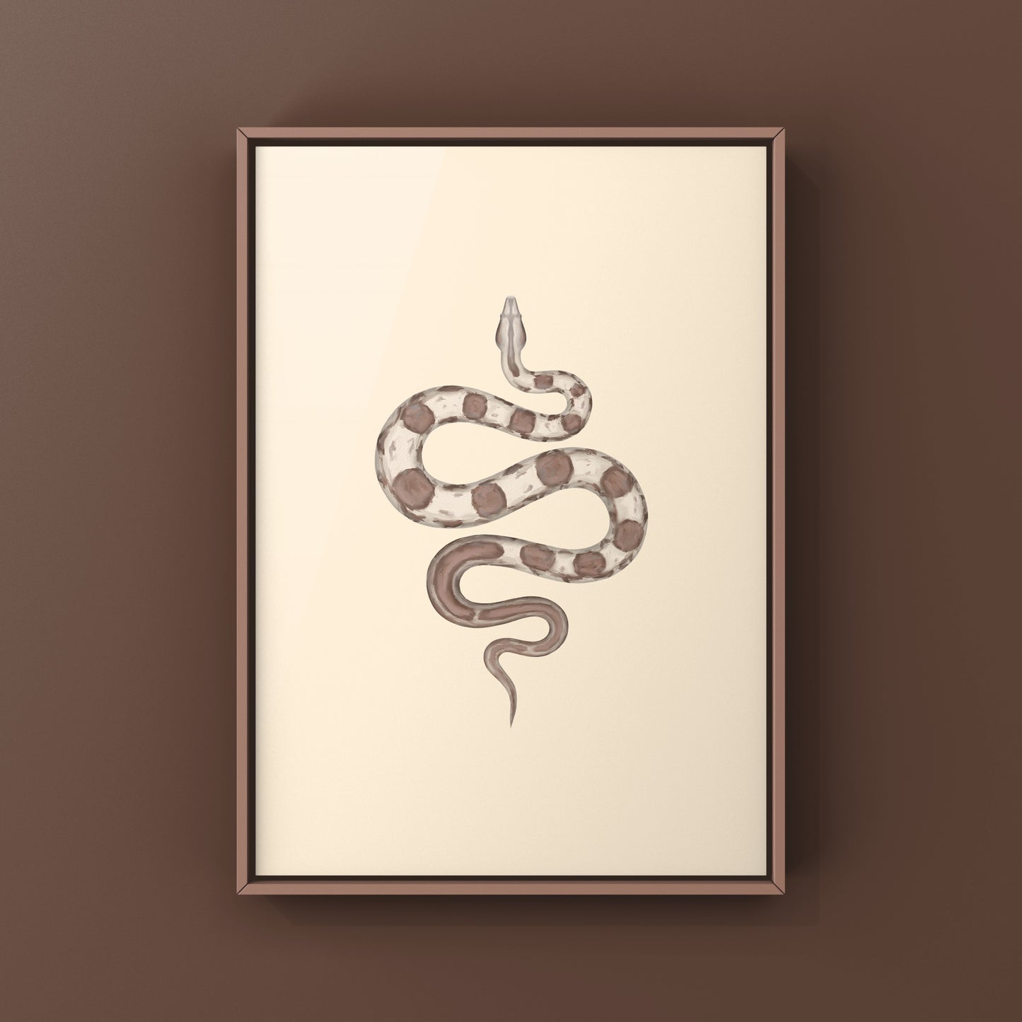VPI Motley Central American Boa Art Print (Boa imperator)