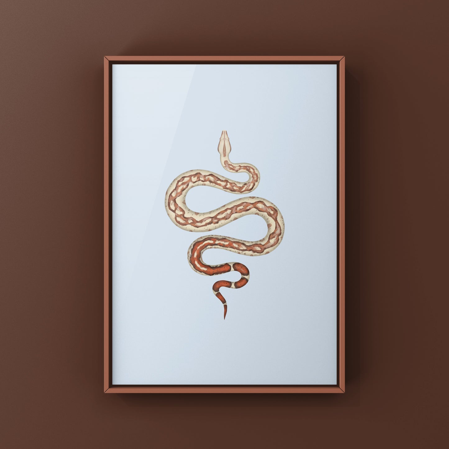 VPI Jungle Central American Boa Art Print (Boa imperator)